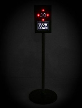 Eddy Toys Spielzeug-LKW Tempo-Limit Schild, (Spielzeug-Schild manuell oder automatisch steuerbar), Tempo 30 Verkehrsschild