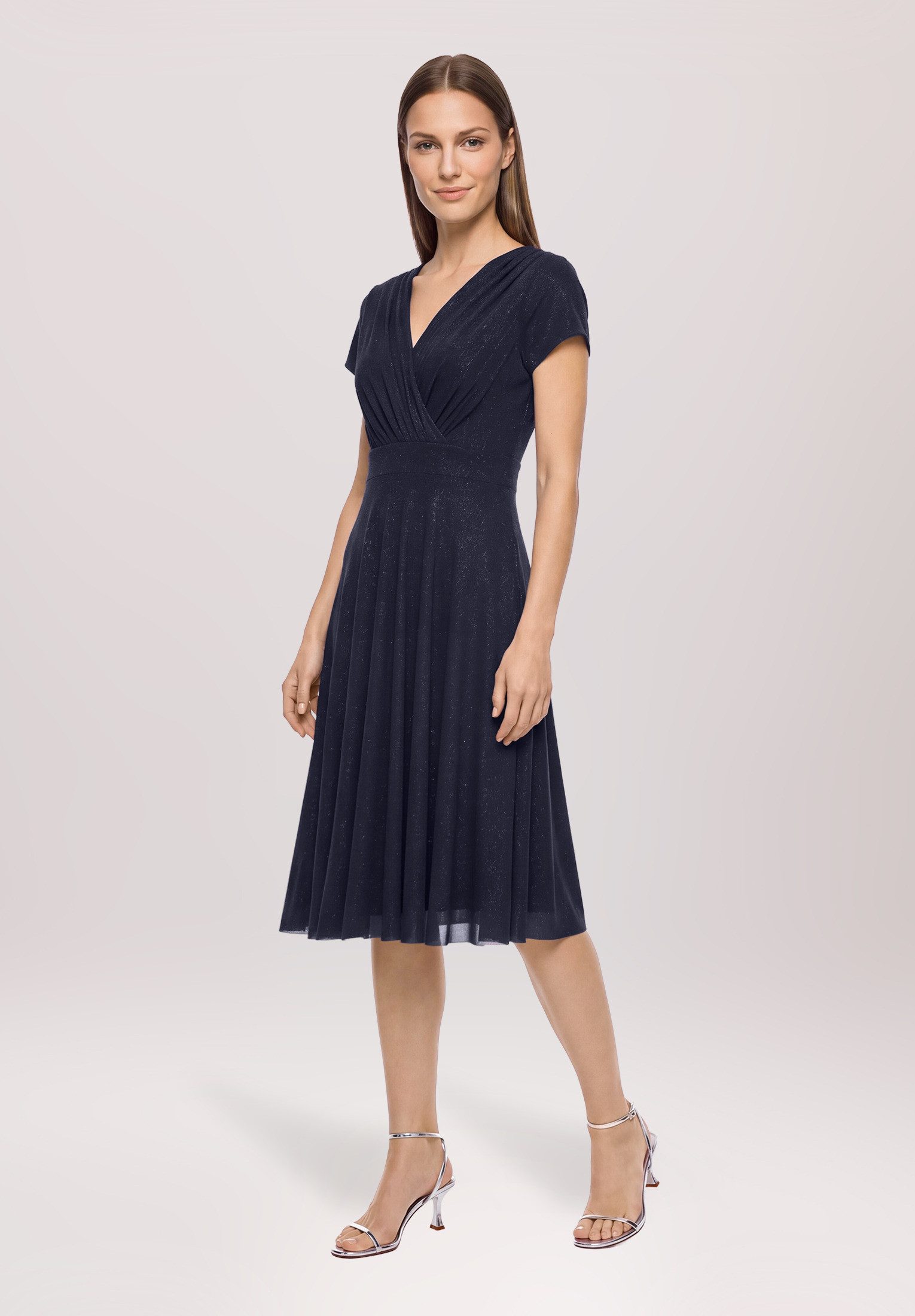 Vera Mont Cocktailkleid Damen im Glitzer-Look