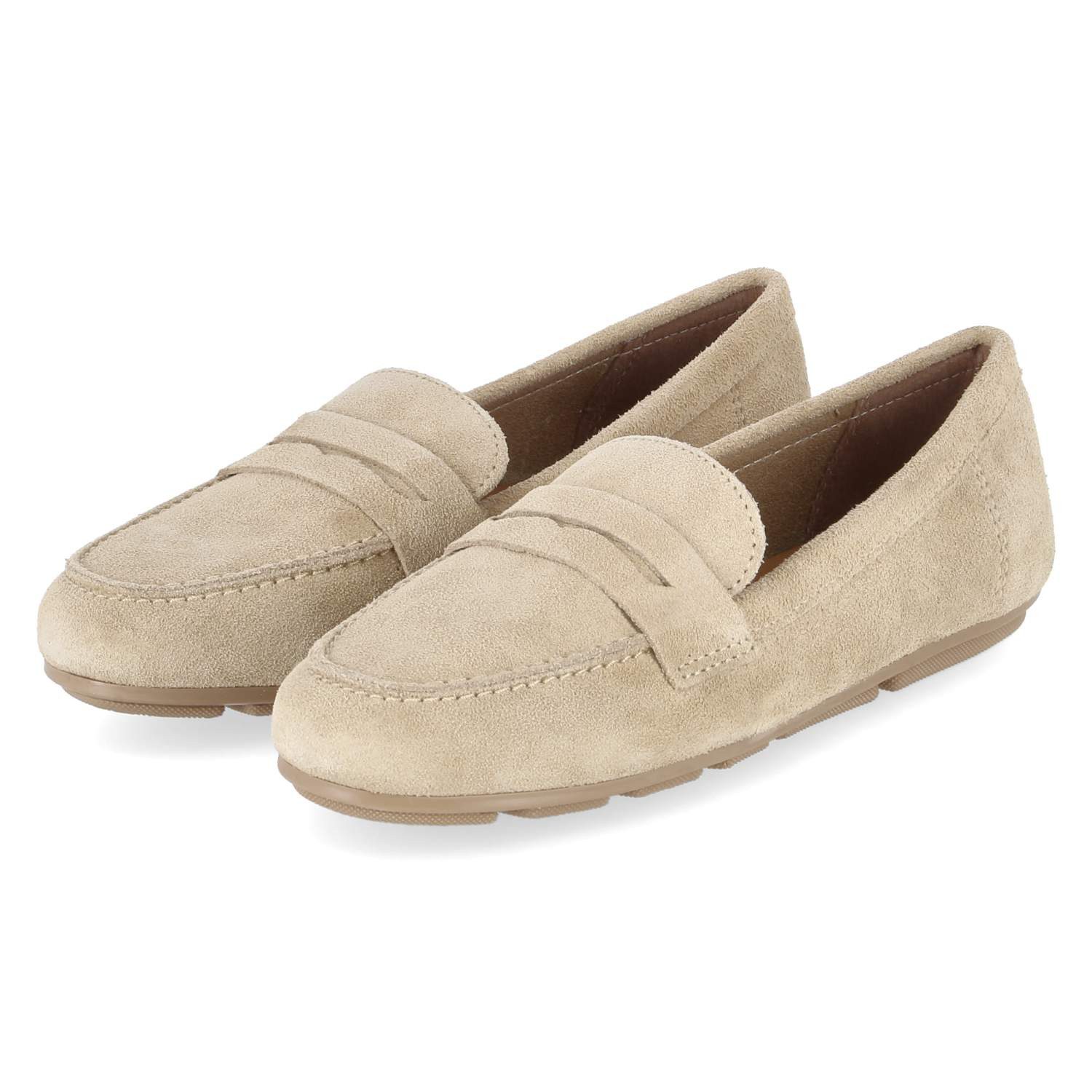 Tamaris Tamaris 1-24203-46-427 Damen Rauleder beige Slipper günstig online kaufen