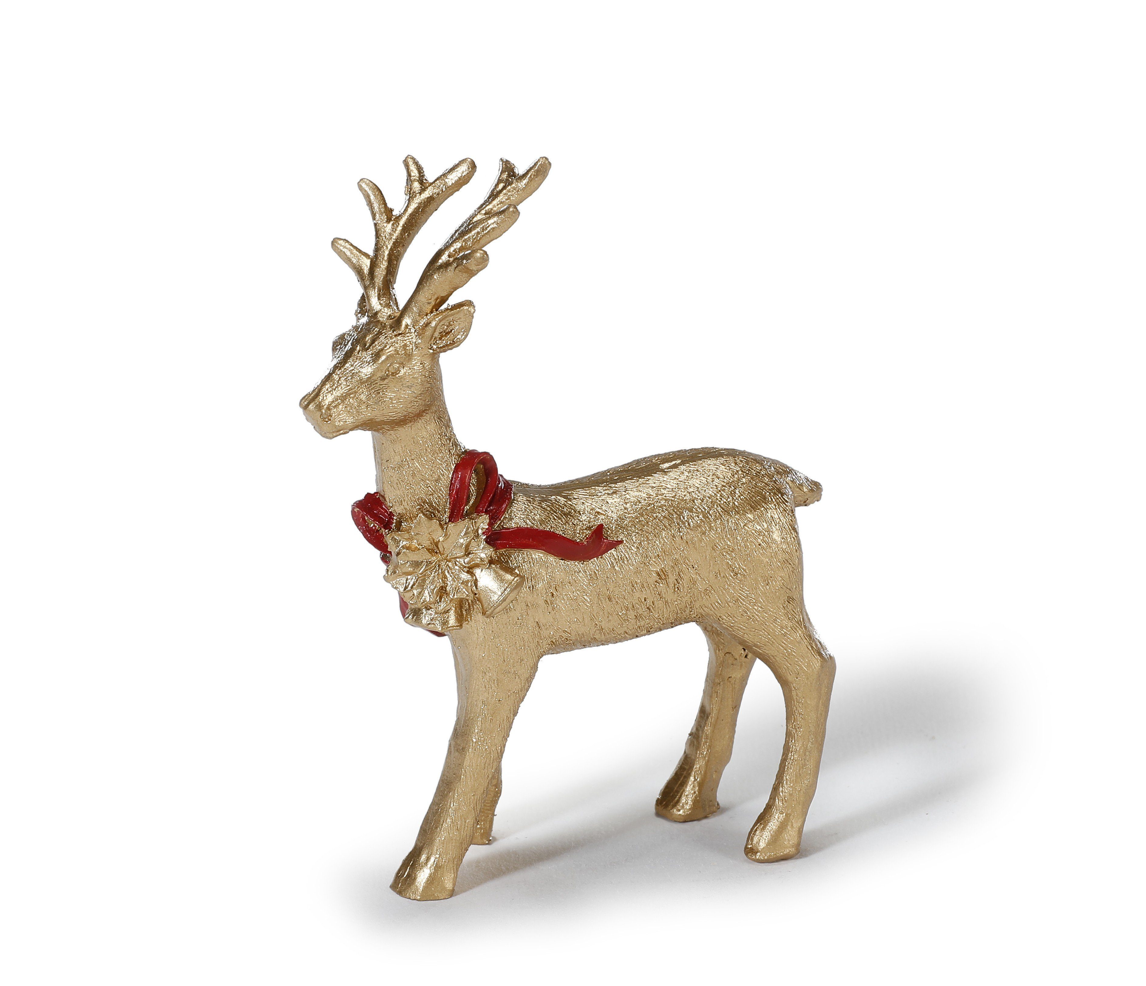 CHRISTMAS GOODS by Inge Dekofigur, Weihnachtsfigur Hirsch stehend Keramik 9 günstig online kaufen