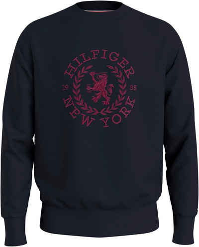 Tommy Hilfiger Sweatshirt BIG ICON CREST SWEATSHIRT mit großem Logo auf der Brust