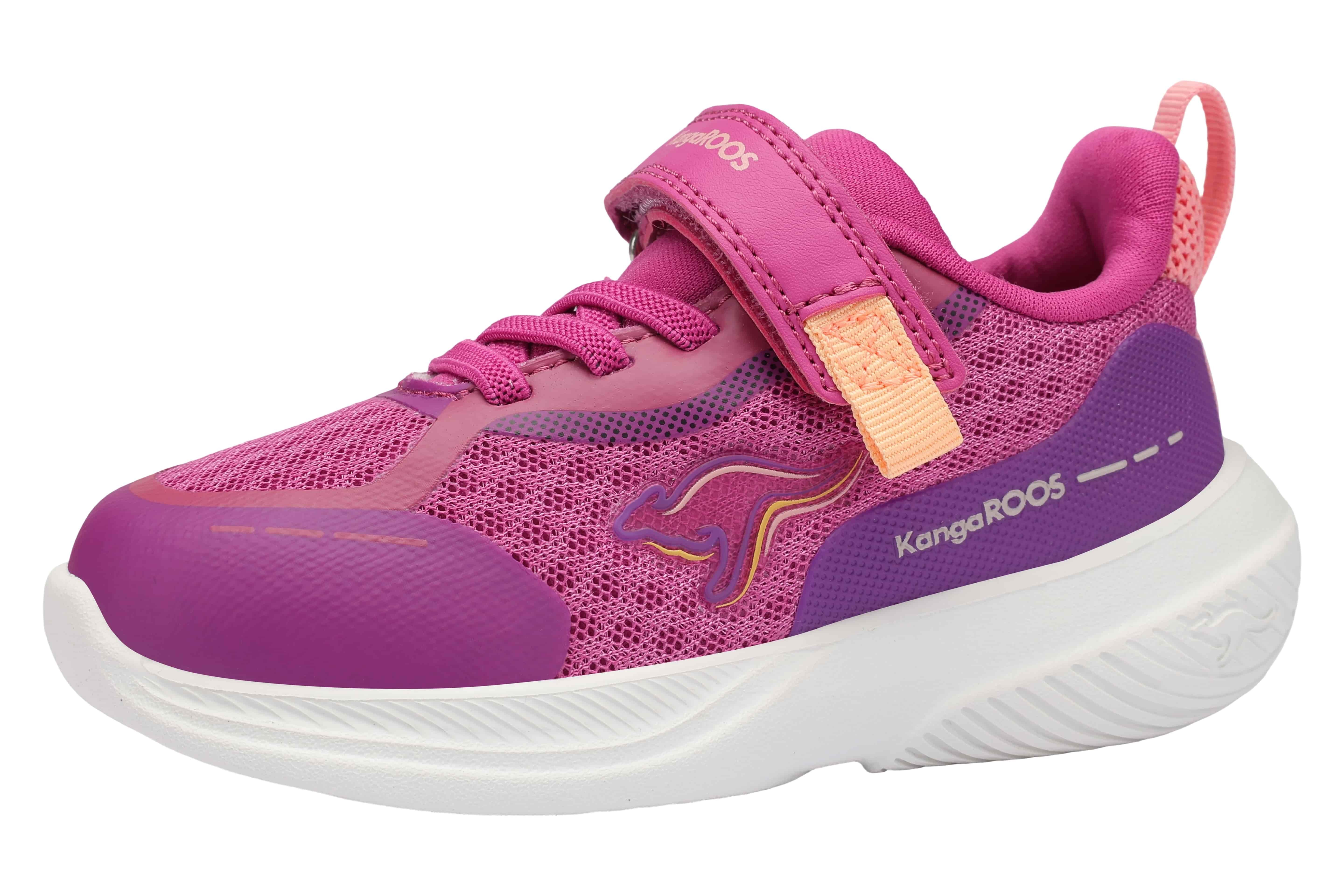 KangaROOS K-RDI PEBBLE EV Sneaker (für Babys und Kinder) mit Klettverschluss und elastischer Schnürung