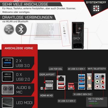 SYSTEMTREFF Gaming-PC (AMD Ryzen 5 7600X, Radeon RX 7900 GRE, 32 GB RAM, 1000 GB SSD, Luftkühlung, Windows 11, WLAN)