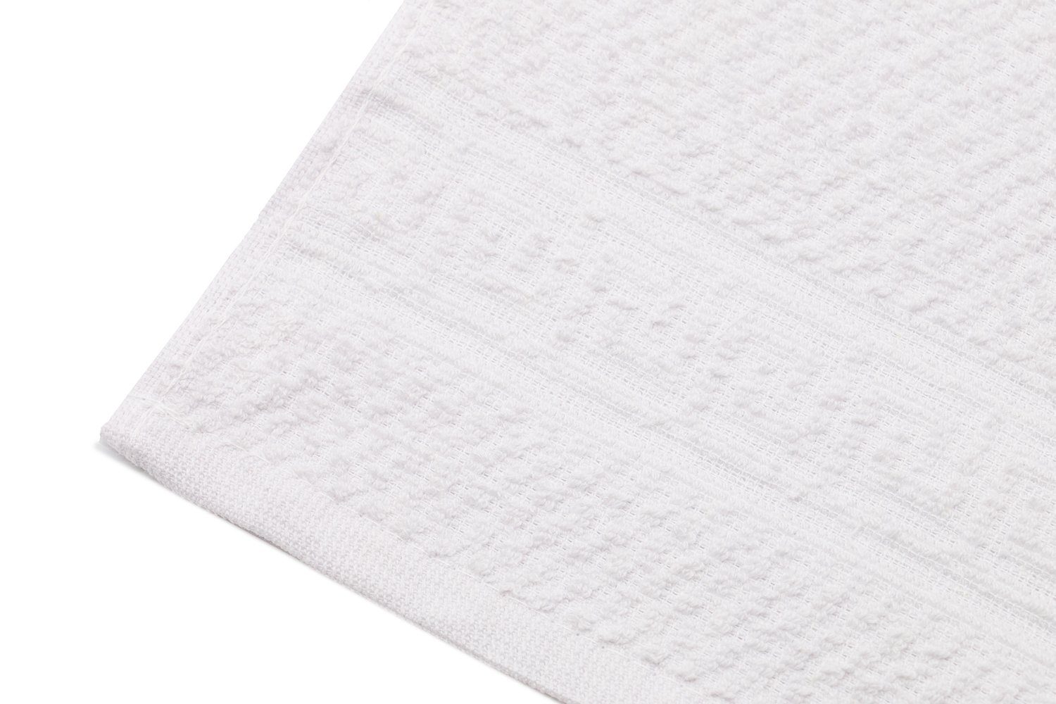 30 x cm, weiß ZOLLNER Baumwolle, 20% vom 30 Hotelwäschespezialisten Seiftuch Polyester, (10-tlg), 80%
