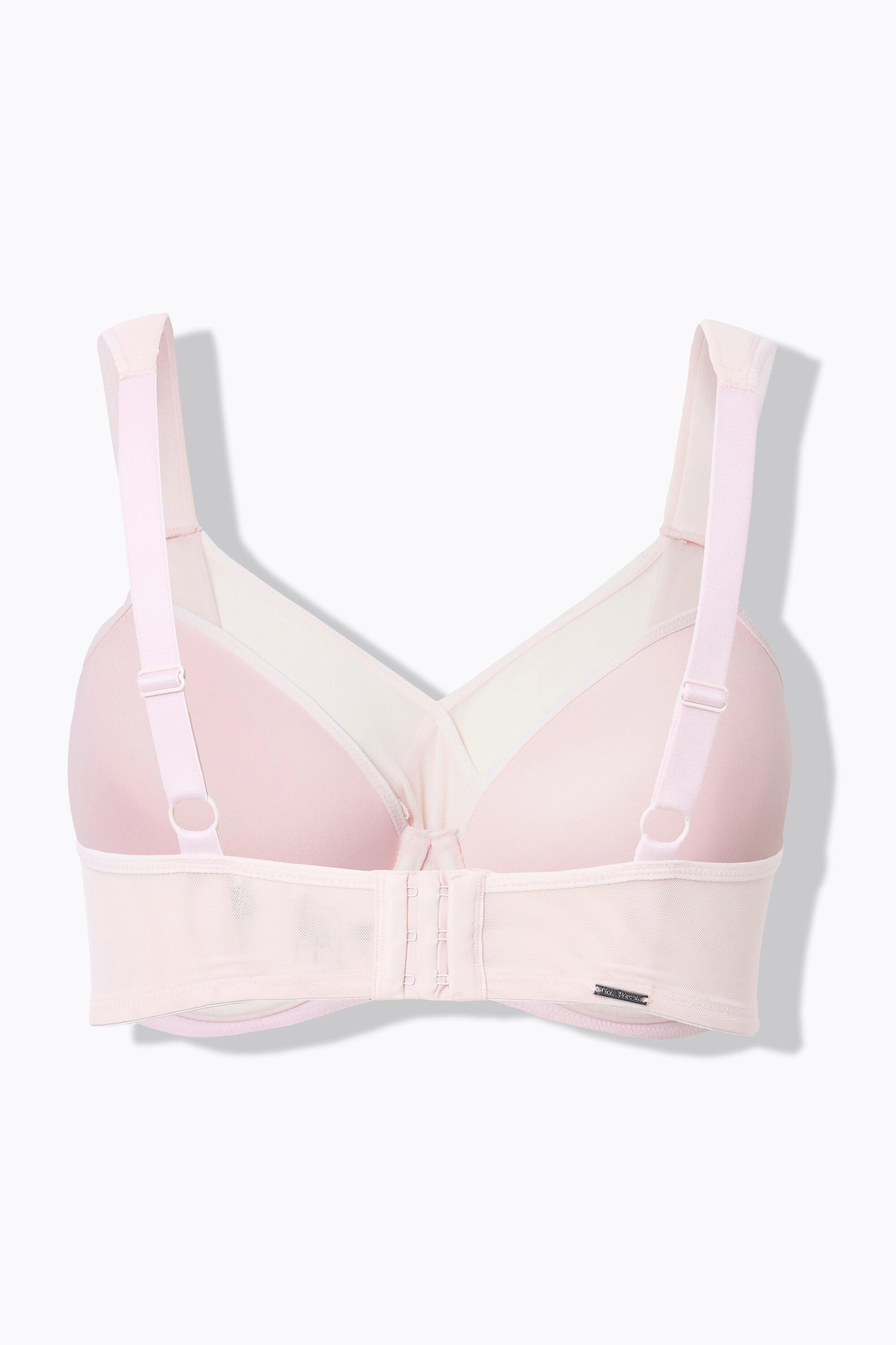 Ulla Popken Bügel-BH Bügel-BH Softschale Mesh-Einsatz