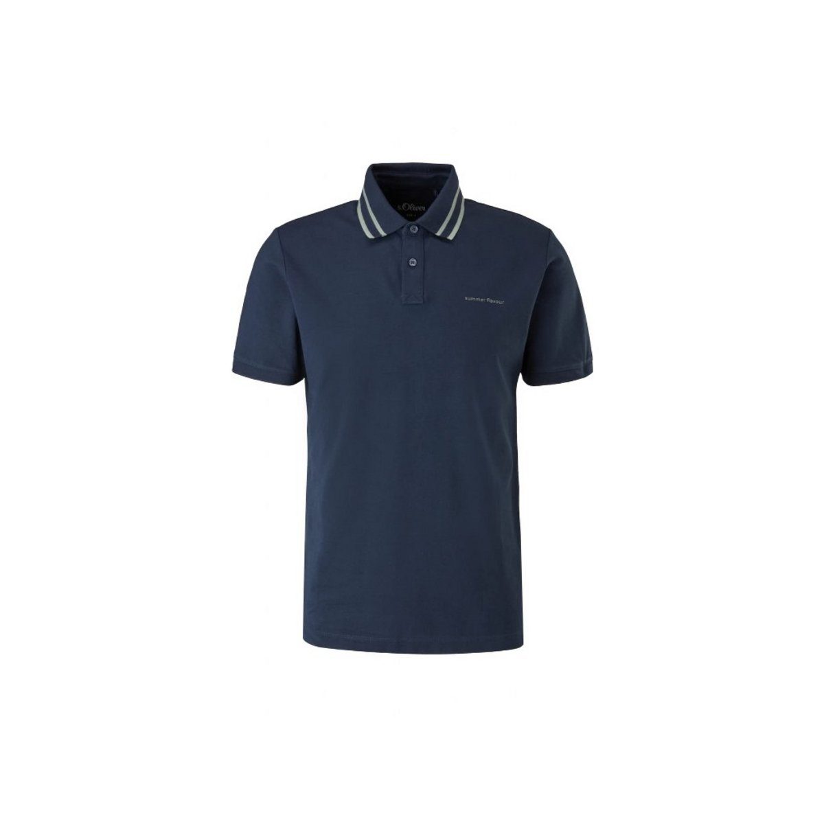 dark blue fit blau Poloshirt regular s.Oliver (1-tlg)