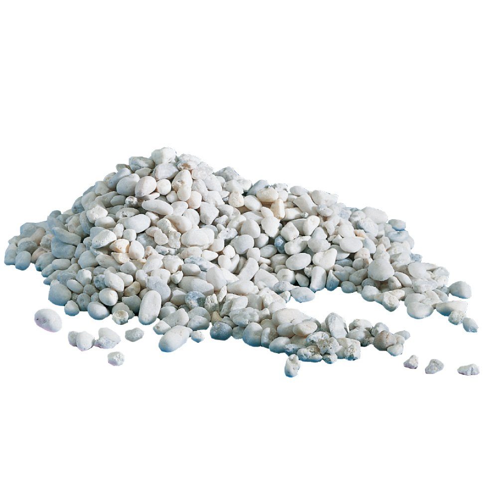 Aquarienkies 5 Kg weißen Naturkies Noa "Premium Qualität" 4-8 mm Bodengrund Aquarium Kies