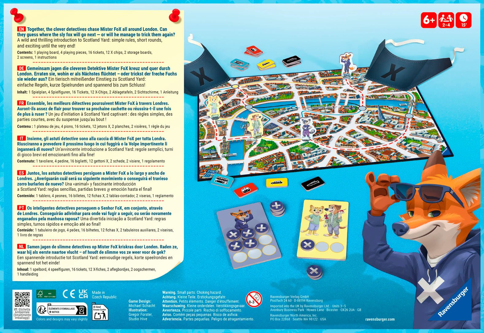 Ravensburger Spiel Scotland Yard Junior, Made in Europe