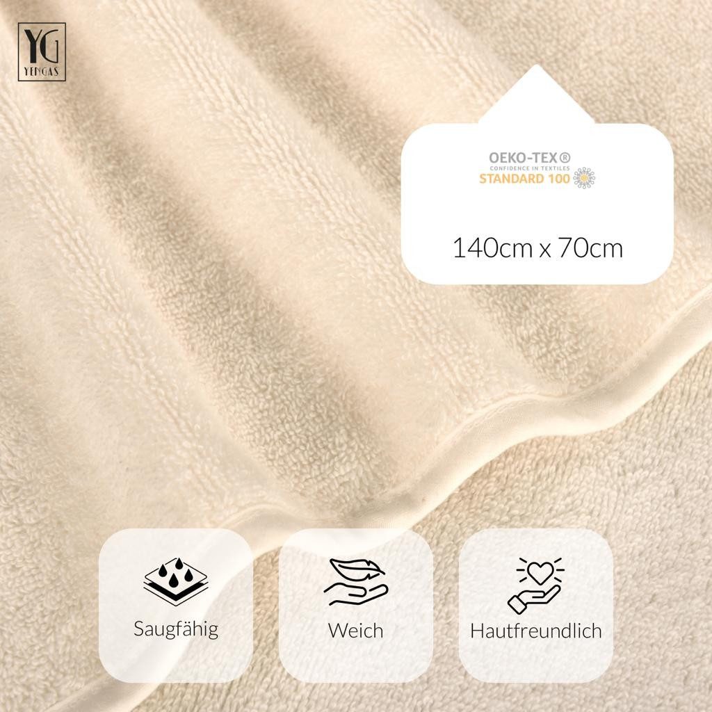 YENGAS Kapuzenhandtuch, 100% Baumwolle, Babybadetuch, Strandtuch, günstig online kaufen