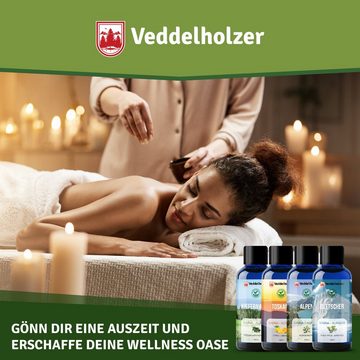 Veddelholzer Garten Sauna-Aufgussset BIO Saunaaufguss Geschenkset 4 x 100 ml verschiedene Saunaöle (4-tlg)