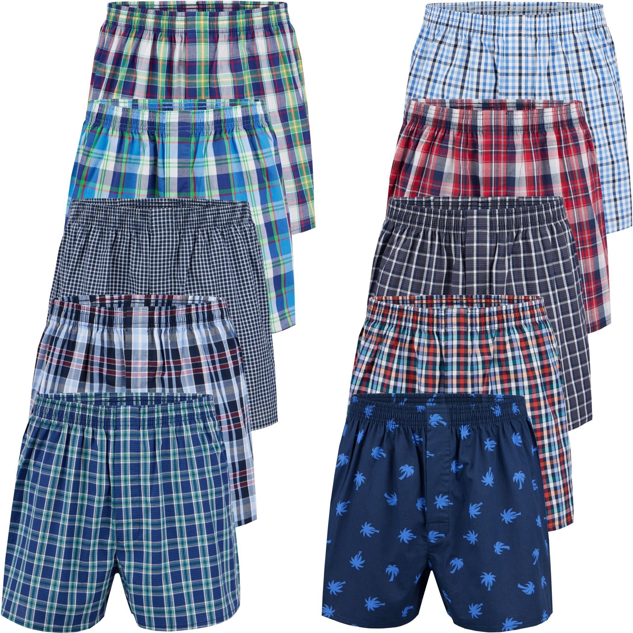 Sparpack Multicolour - Life (Classic C-10-1) 4XL S Boxershorts (10er Mehrfarbig Boxer Boxershorts City Life Shorts 1 Pack) City (1-St) Herren