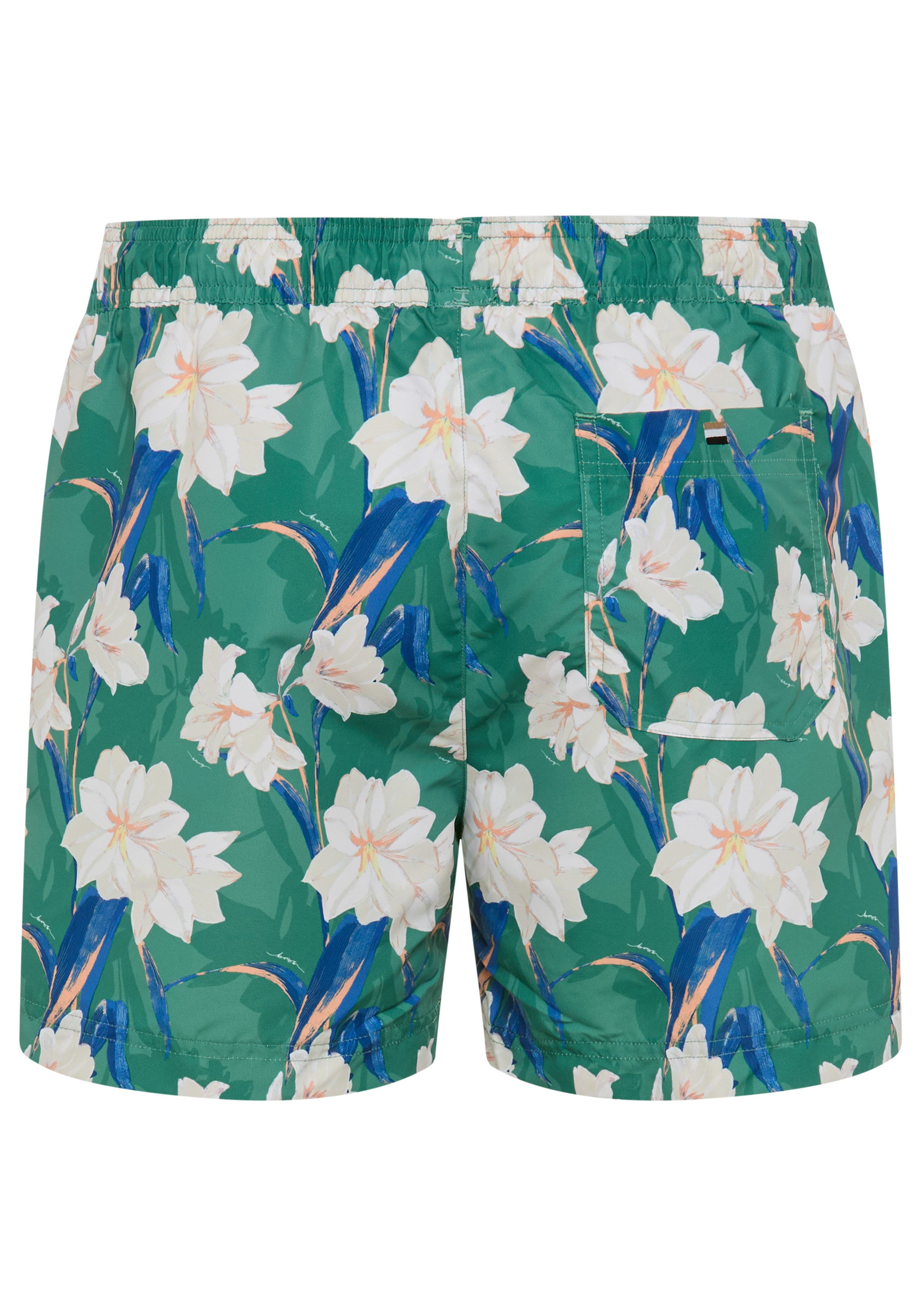 BOSS Badeshorts Iris mit floralem Muster günstig online kaufen
