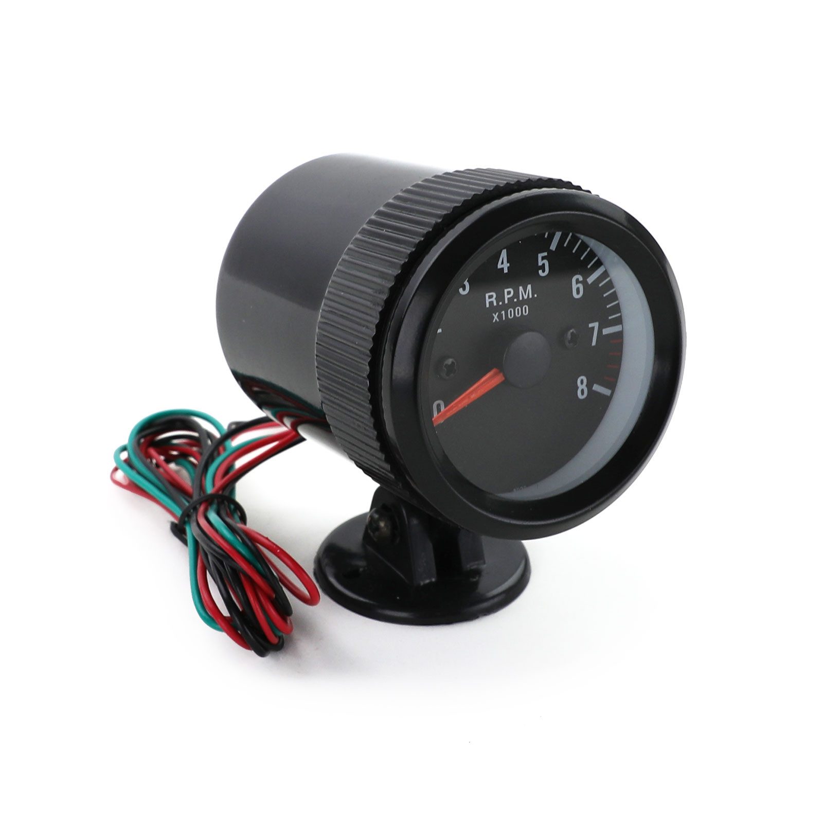 Tenzo-R Drehzahlanzeige mit Halterung Zusatz Instrument 52mm Youngtimer Klassik Schwarz