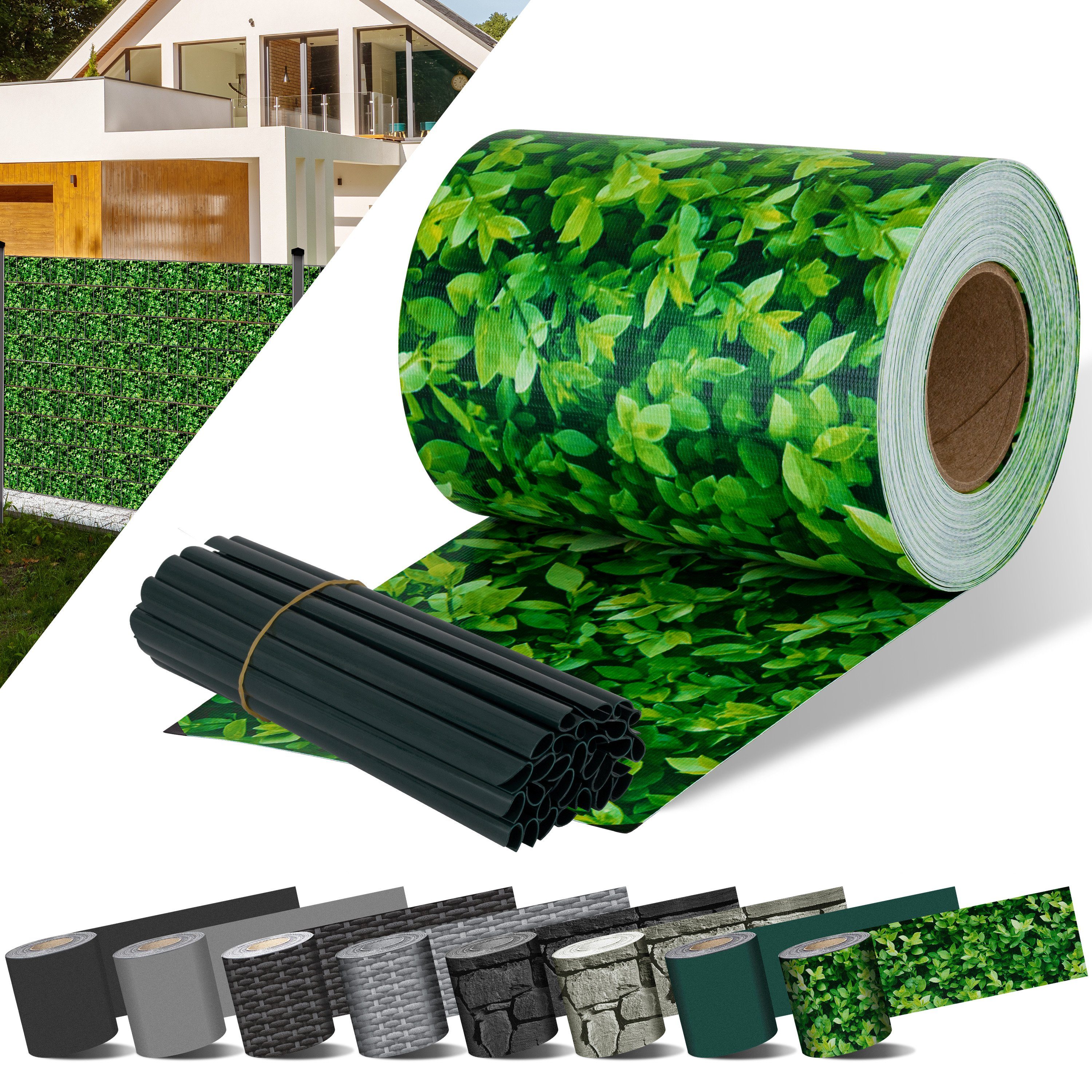 KESSER Sichtschutzstreifen, PVC Sichtschutzstreifen Sichtschutz Rolle günstig online kaufen