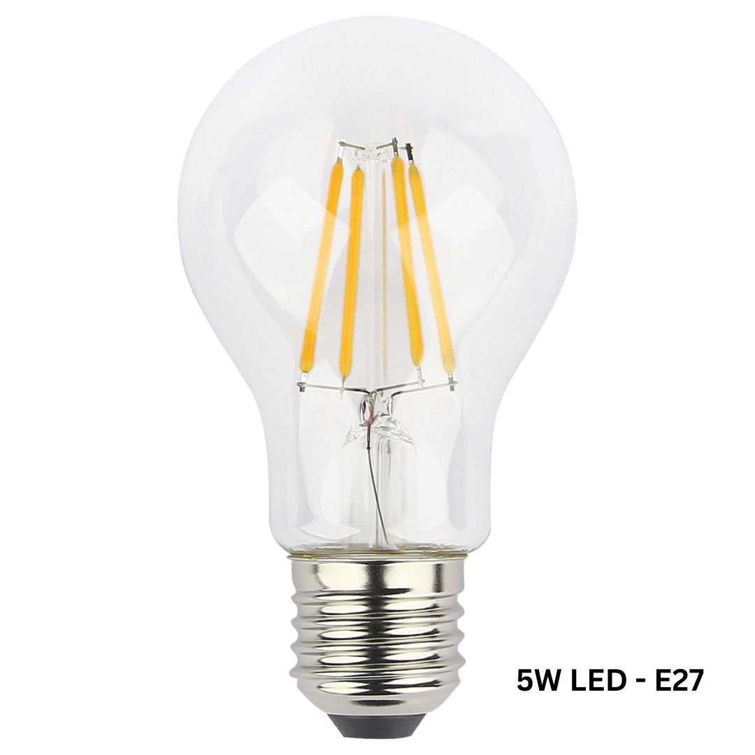 fontastic LED Sockelleuchte WLAN Filament-LED-Lampe, wechselbar, W2700K White Warm LED