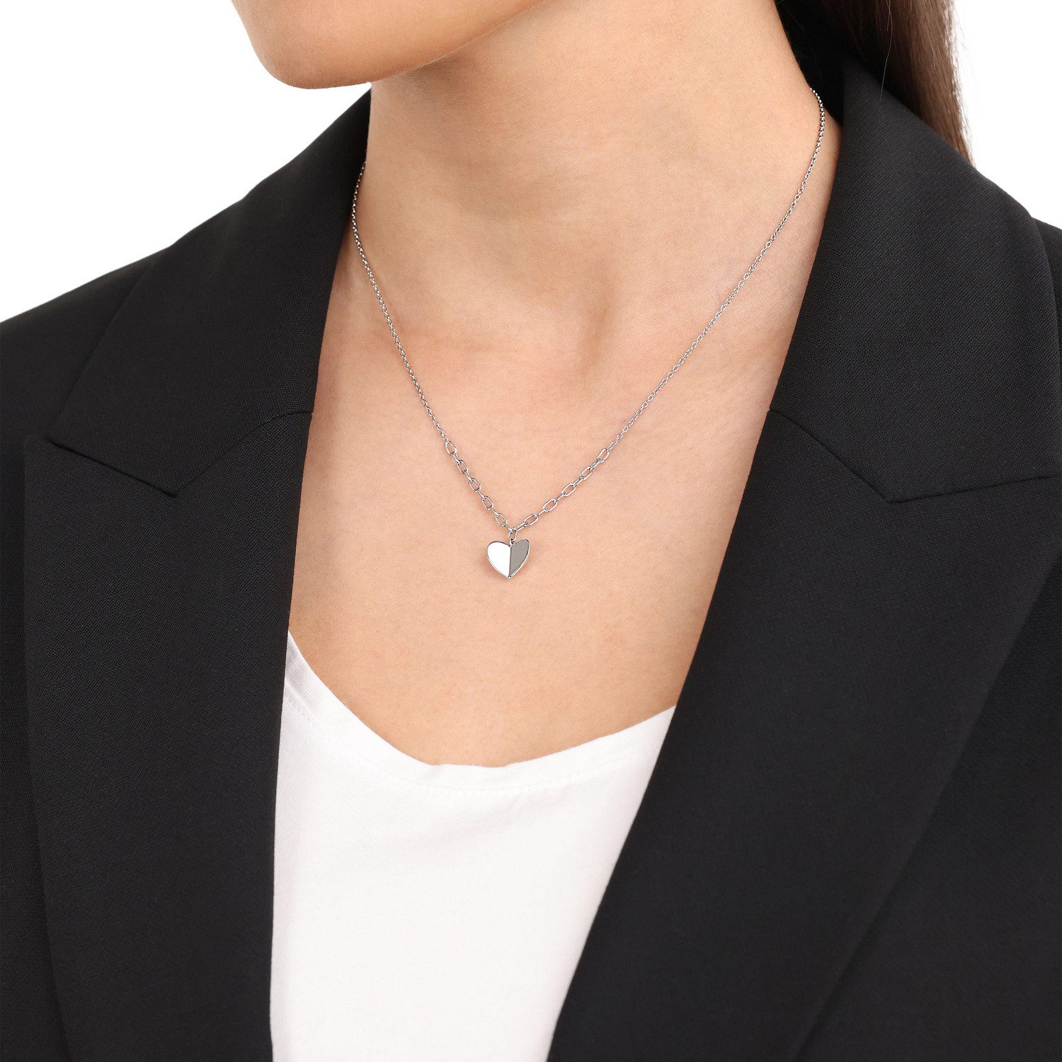 s.Oliver Kette mit Anhänger Schmuck Geschenk, Herz