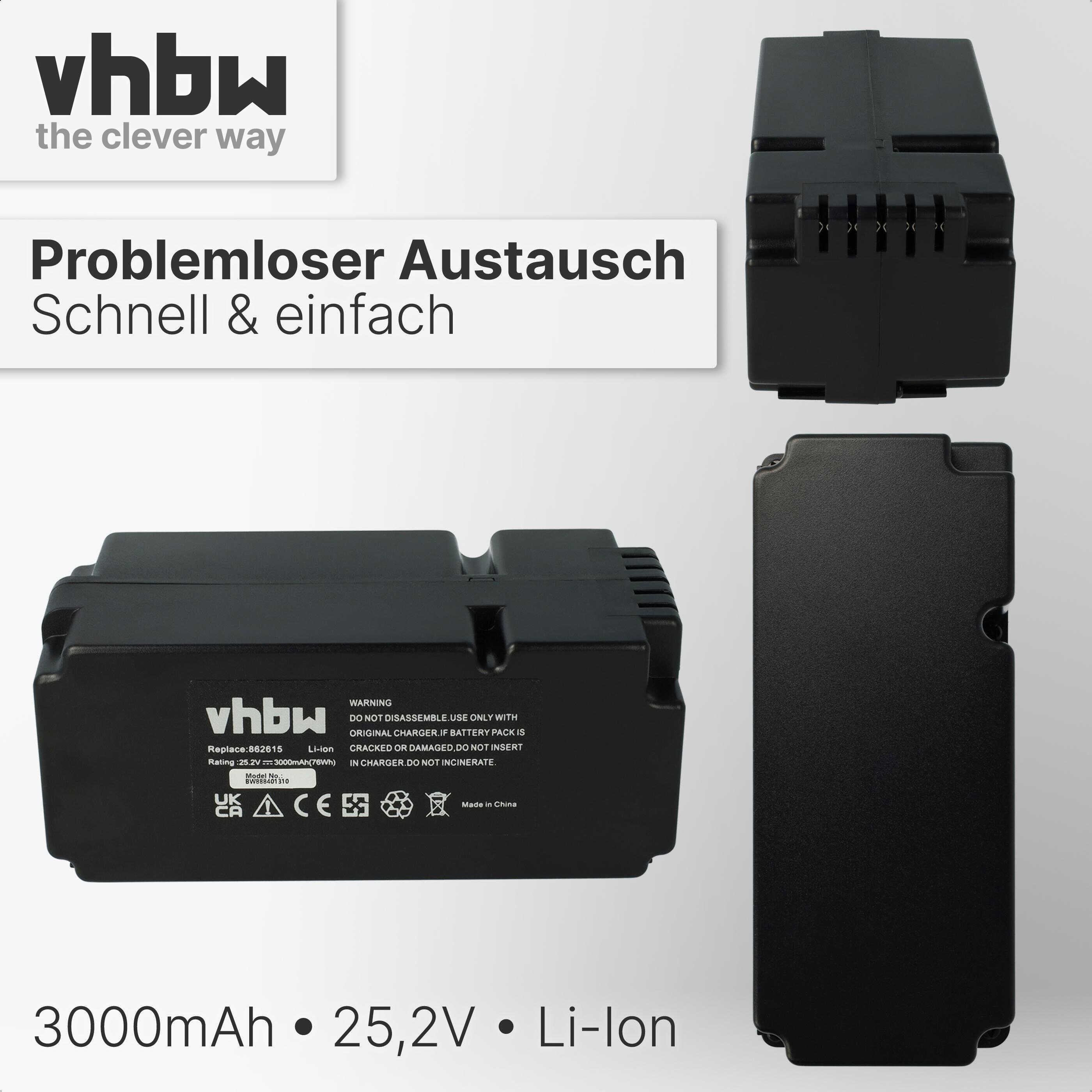 Batterie Exmate 28V 3000mAh Pour Robots Tondeuses Yard Force - Compatible SA500ECO, SA600H, SA800PRO, SA900 - Li-Ion