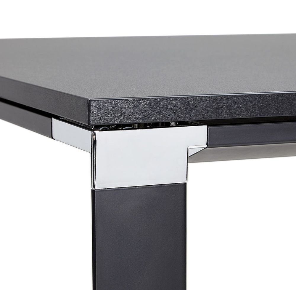 LUNDY PC-Tisch Laptoptisch KADIMA Schreibtisch Schwarz/Weiß Schreibtisch DESIGN Büro