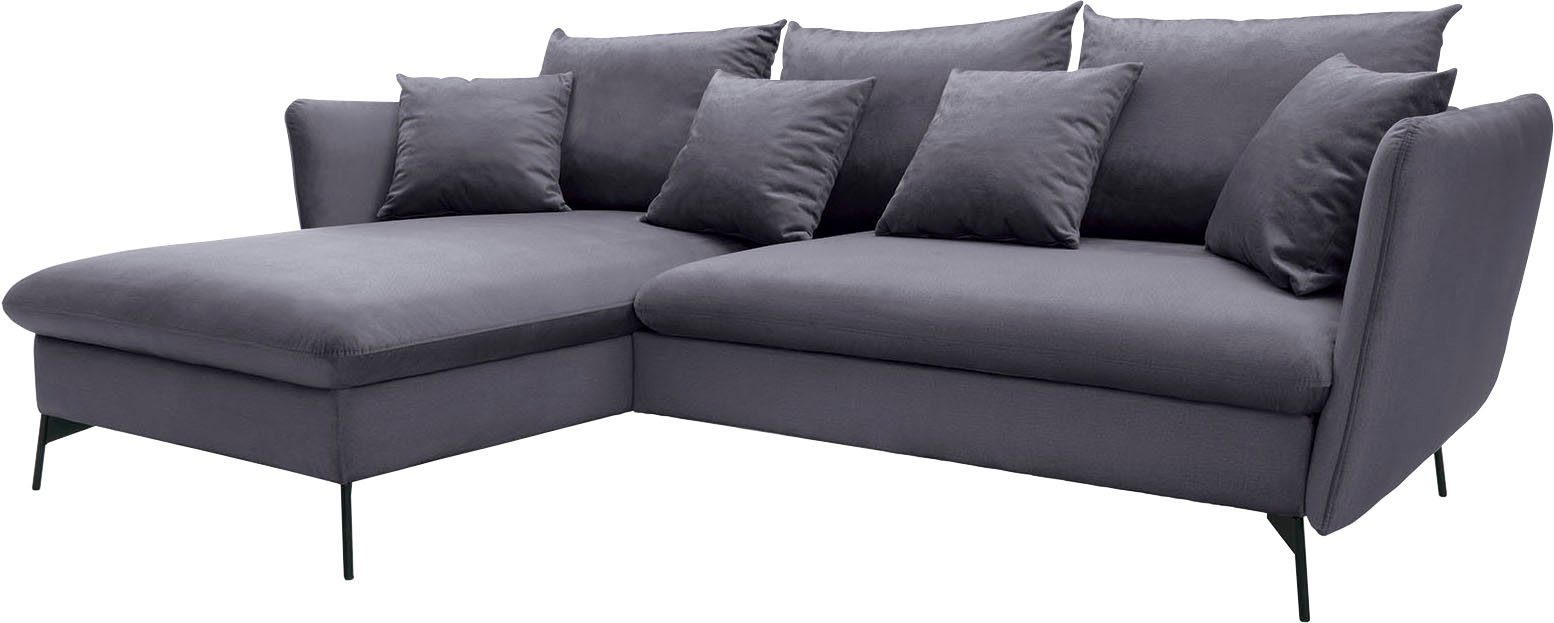 andas Ecksofa "LIVORNO,258 cm, L-Form,", Schlaffunktion u. Bettkasten (139/ günstig online kaufen