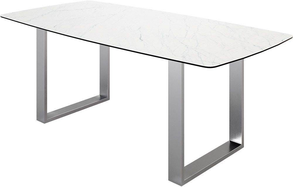DELIFE Esstisch Edge, Bootsform Keramik Laminam® günstig online kaufen