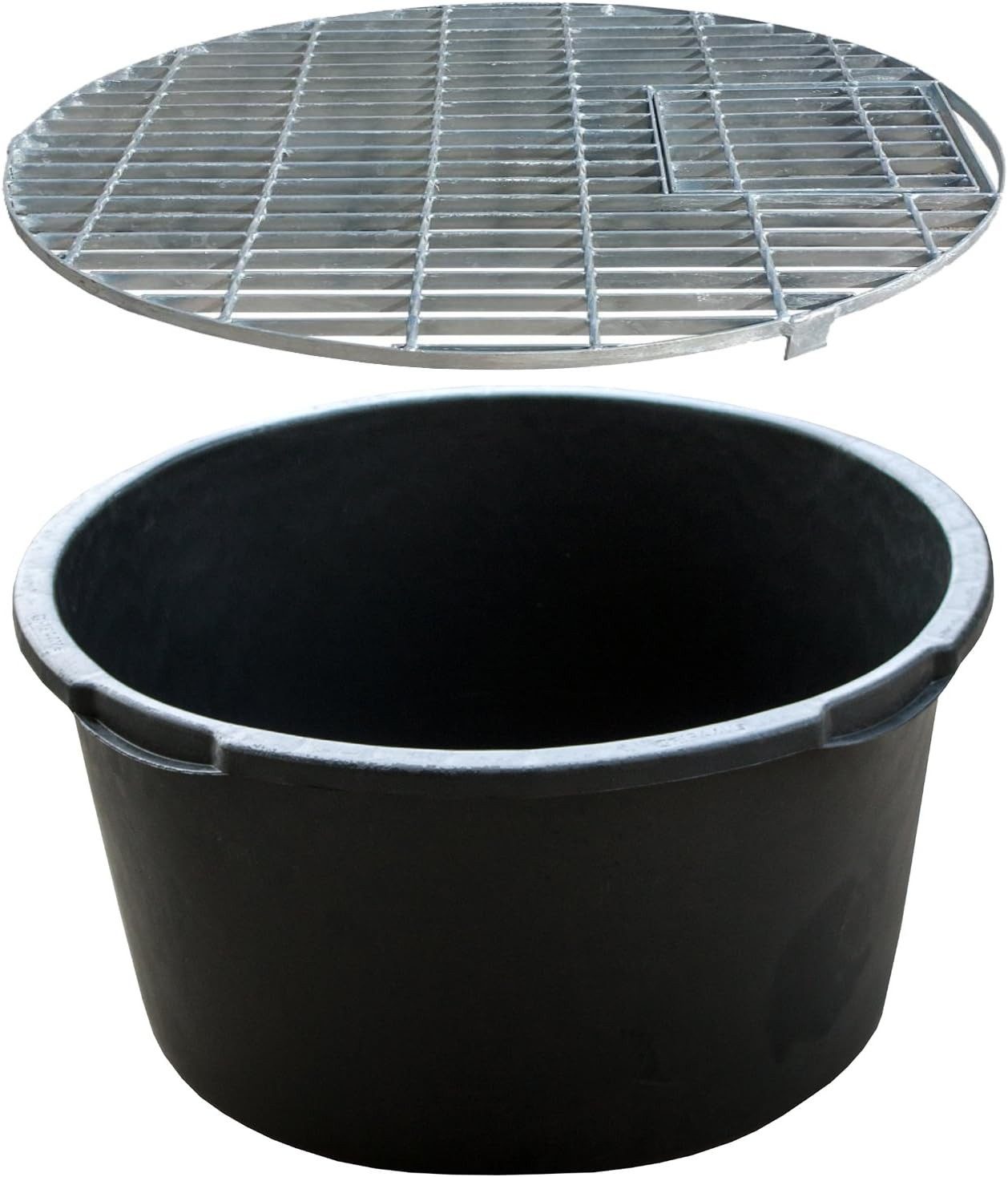 INTERGARDEN Universalschutzgitter Abdeckgitter Ø170 cm verzinkt bis 250 kg für Rundbecken, Verzinkt