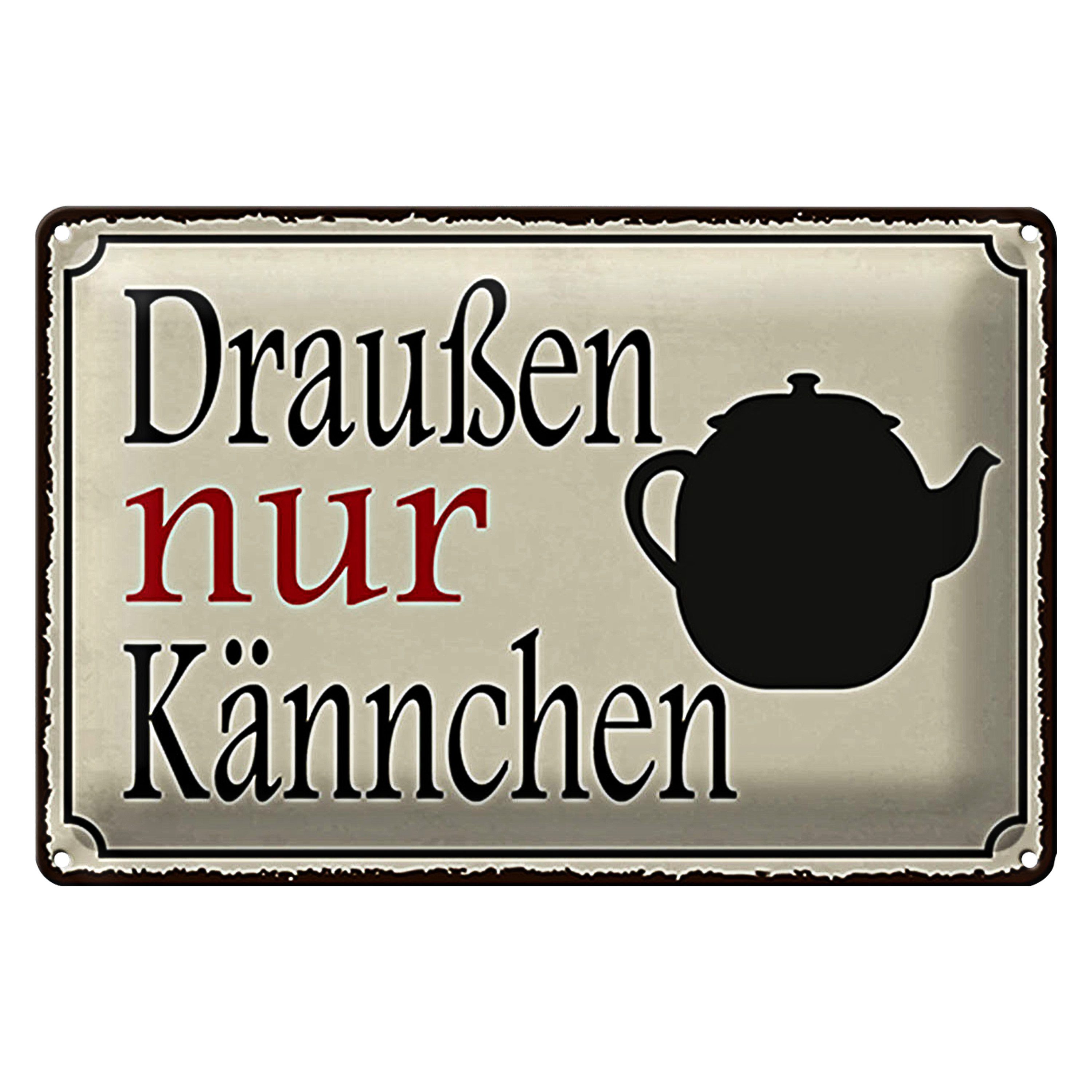 Leeres Alu-Schild Zum Selbstgestalten – 45,7x30,5 Cm, Reflektierend, Wetterfest Mit Schwarzem Rand