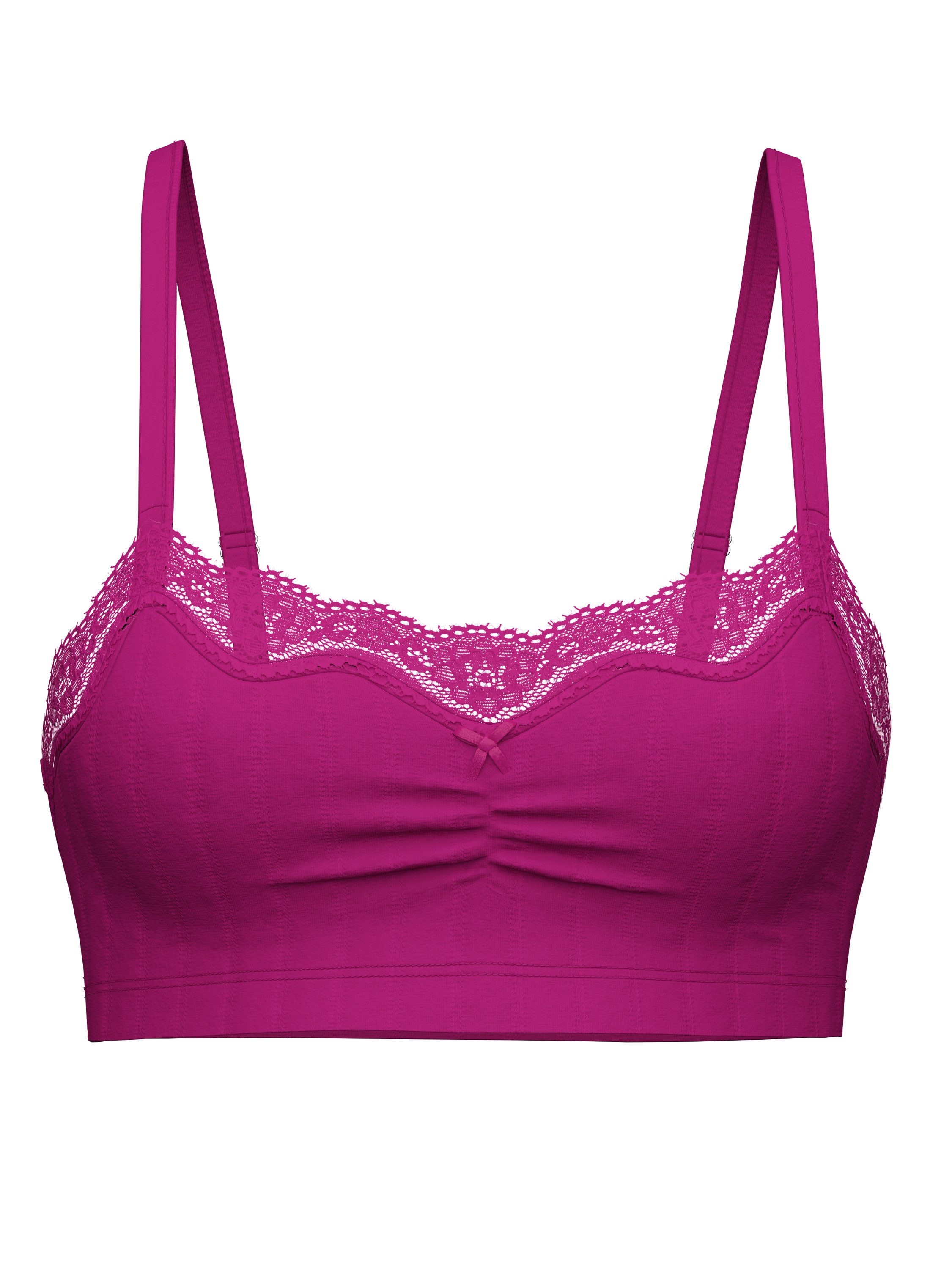 CALIDA Bustier Etude Toujours Damen (1-tlg) aus hochwertiger Supima-Baumwolle, mit feinem Nadelzug