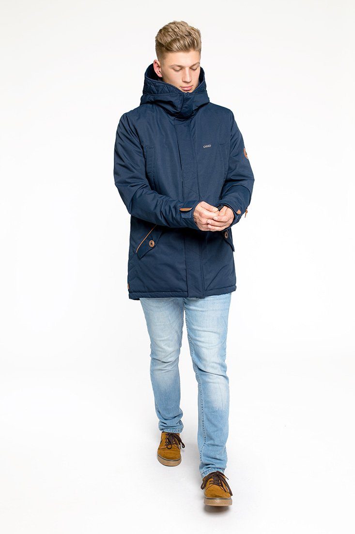 CNSRD Funktionsparka JAQUES PARKA CS MEN mit hochschließendem Kragen und Kapuze