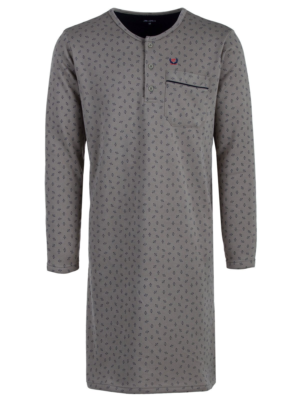 Henry Terre Nachthemd Thermo Nachthemd - Triangles günstig online kaufen