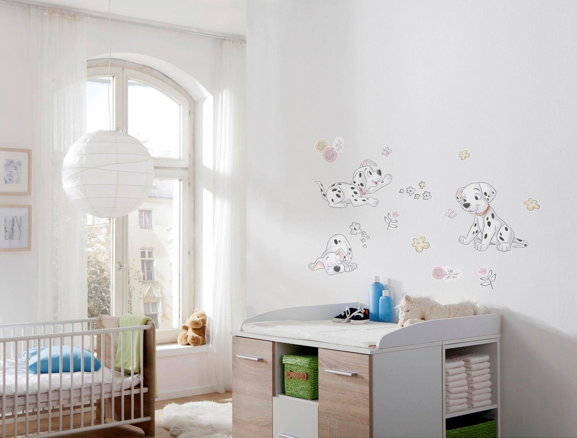 Komar Wandtattoo Best of Friends - Größe 50 x 70 cm, selbstklebend, Wandsticker, Kinderzimmer