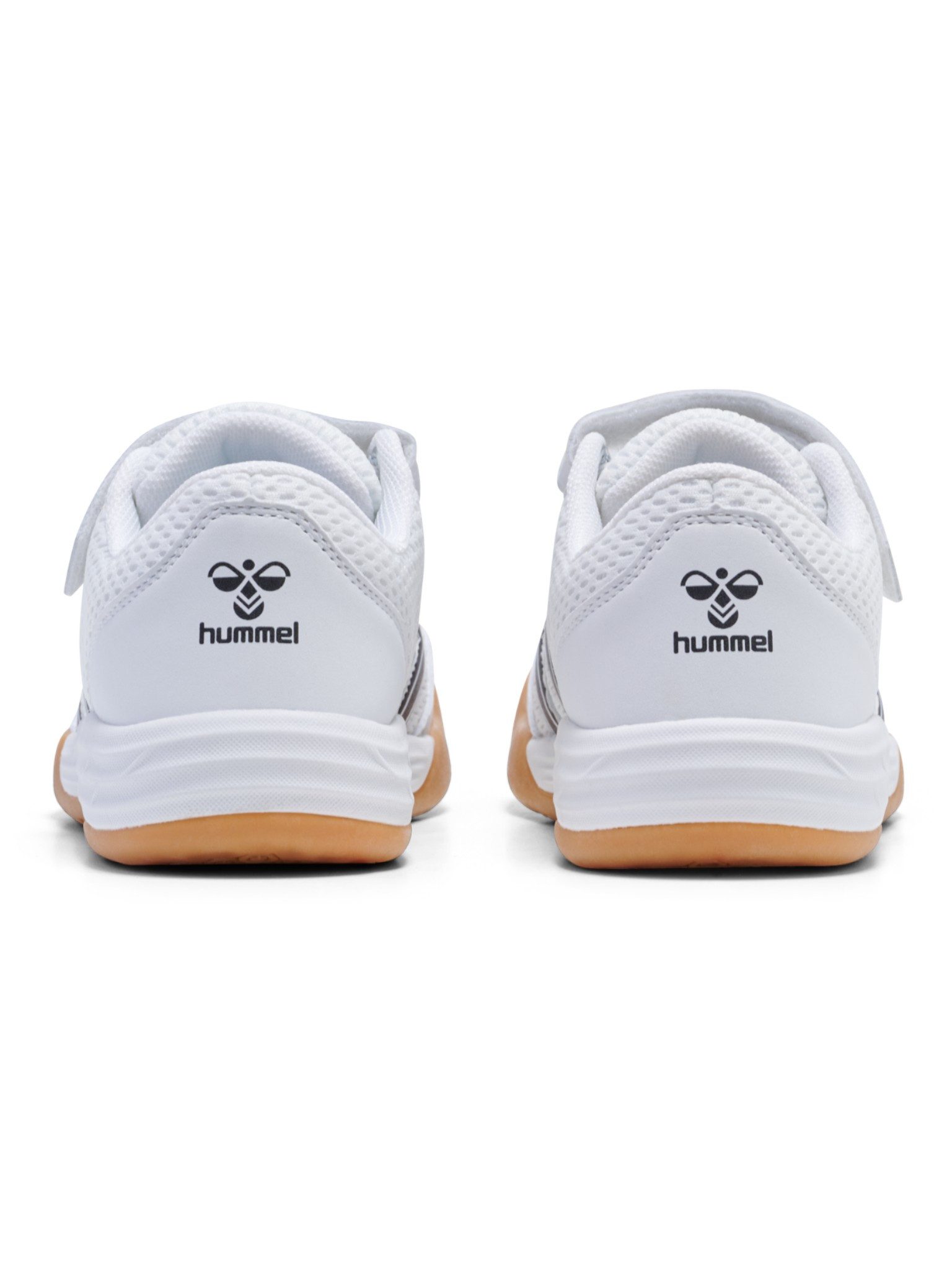 hummel Hallen-Indoorschuhe Multiplay Flex VC (Klettverschluss) weiss/schwarz Badmintonschuh – Bild 2 von 5