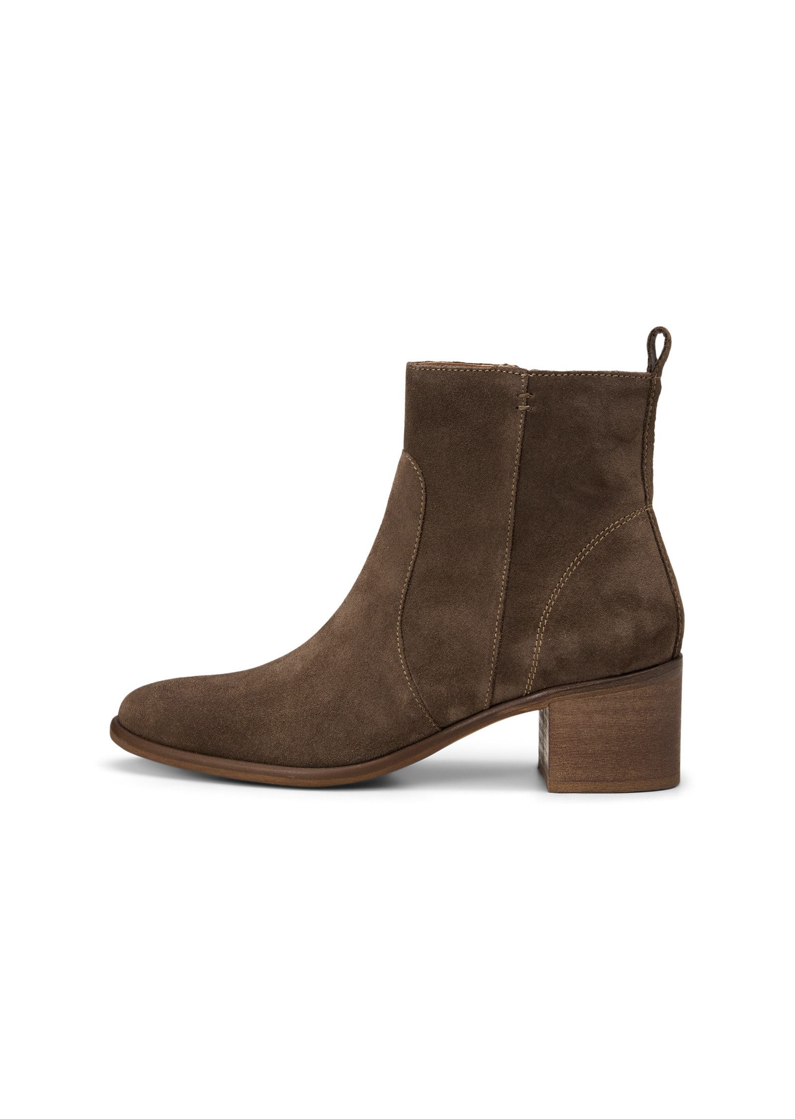 Marc O'Polo aus weichem Veloursleder Stiefelette