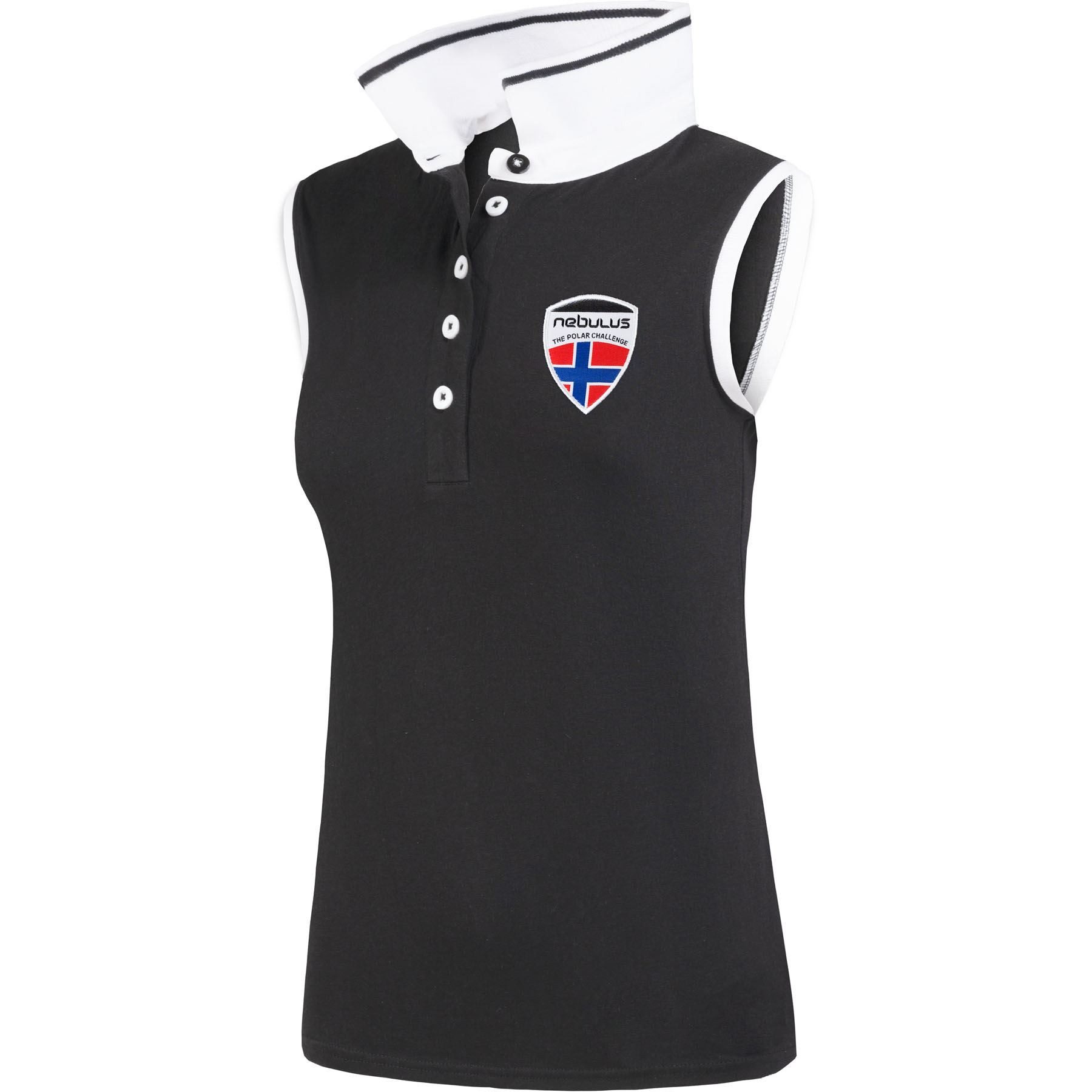Nebulus Poloshirt, P5699 - Damen, schwarz, S