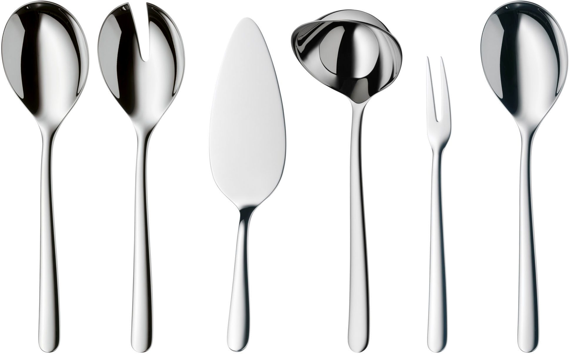 WMF Besteck-Set Kult Plus (66-tlg), 12 Personen, Cromargan® Edelstahl Rostfrei, ergonomisch, Cromargan protect