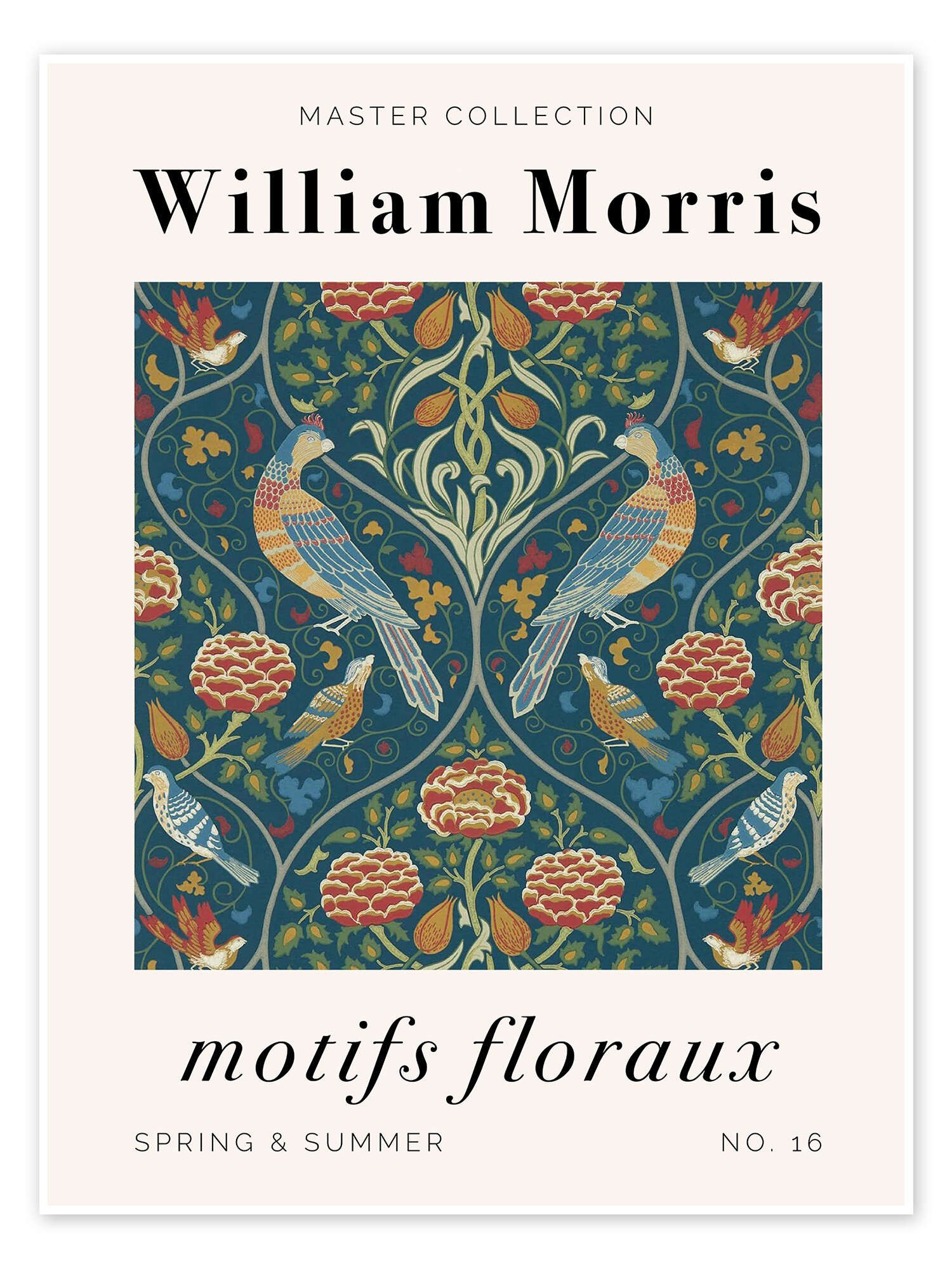 Posterlounge Wandbild Motifs Floraux - Spring & Summer, William Morris, erh günstig online kaufen