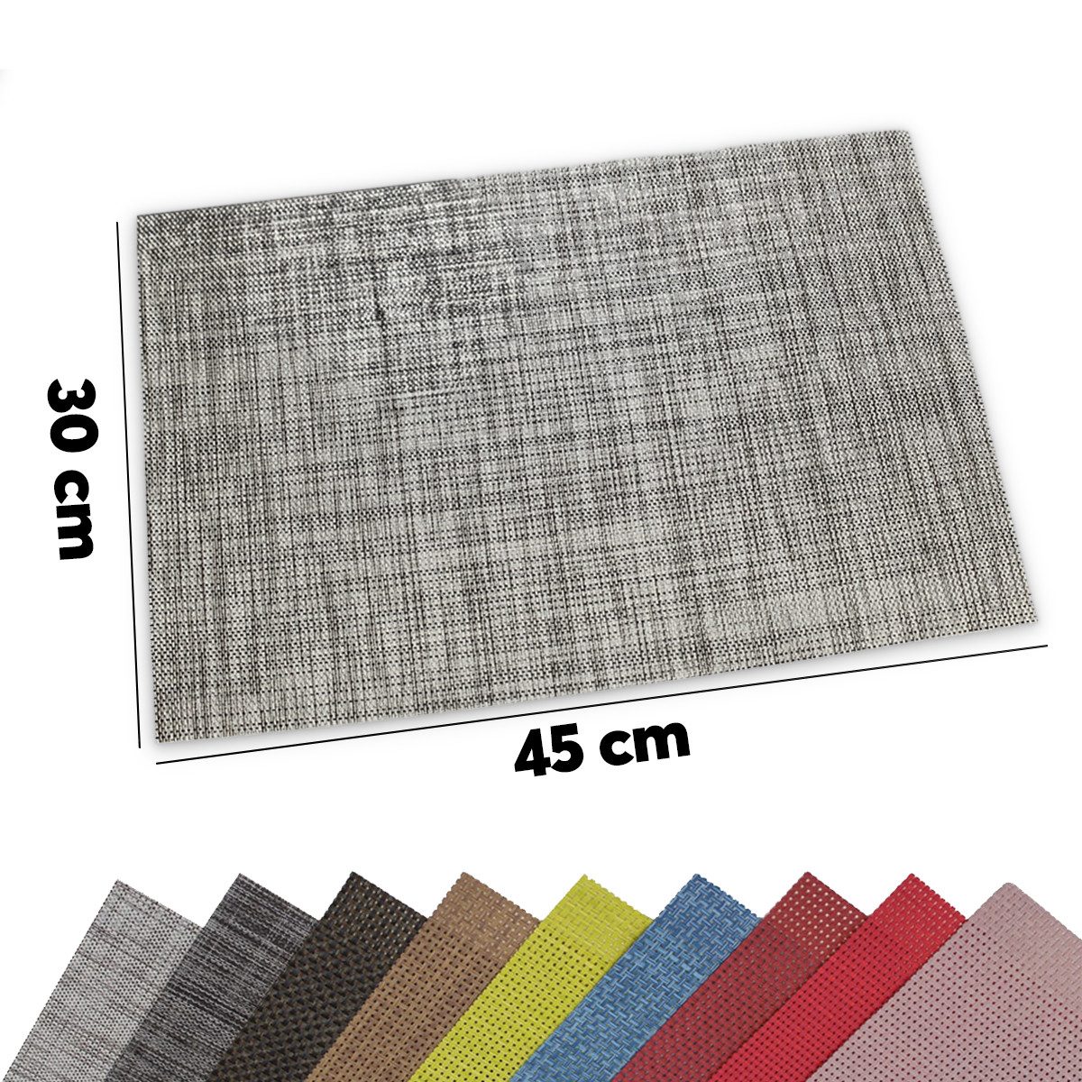 matches21 HOME & HOBBY Platzset Tischsets ELEGANCE 8er Set Rot als Tischunt günstig online kaufen