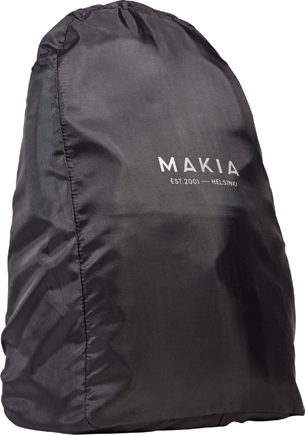 MAKIA Notebook-Rucksack mit 48 15" 100% Tiefe 29 cm Ahjo cm (recycelt) Höhe cm schwarz Breite Laptopfach Polyester 17