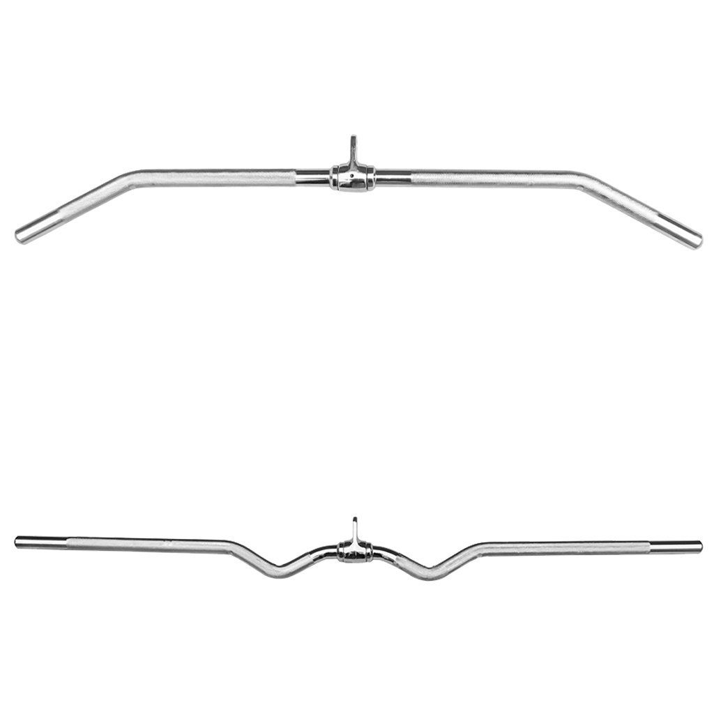 Trainingshilfe Seilzug Set - Latzugstange + SZ Curl Griff