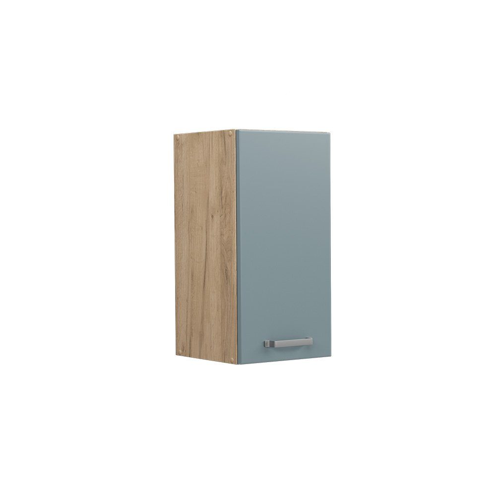 Vicco Hängeschrank R-Line, Blau-Grau/Goldkraft Eiche, 30 günstig online kaufen