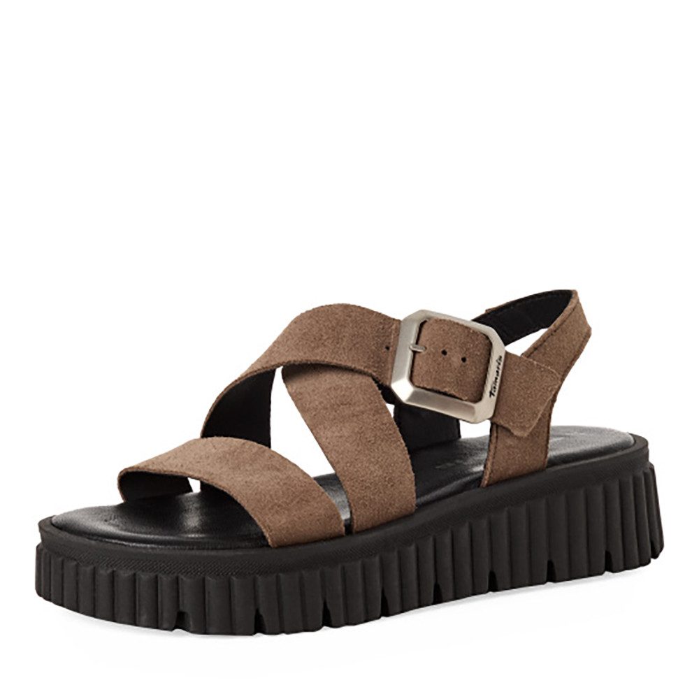Tamaris Sandalette Plateau, Riemchensandale, Sommerschuh mit Touch It-Ausstattung
