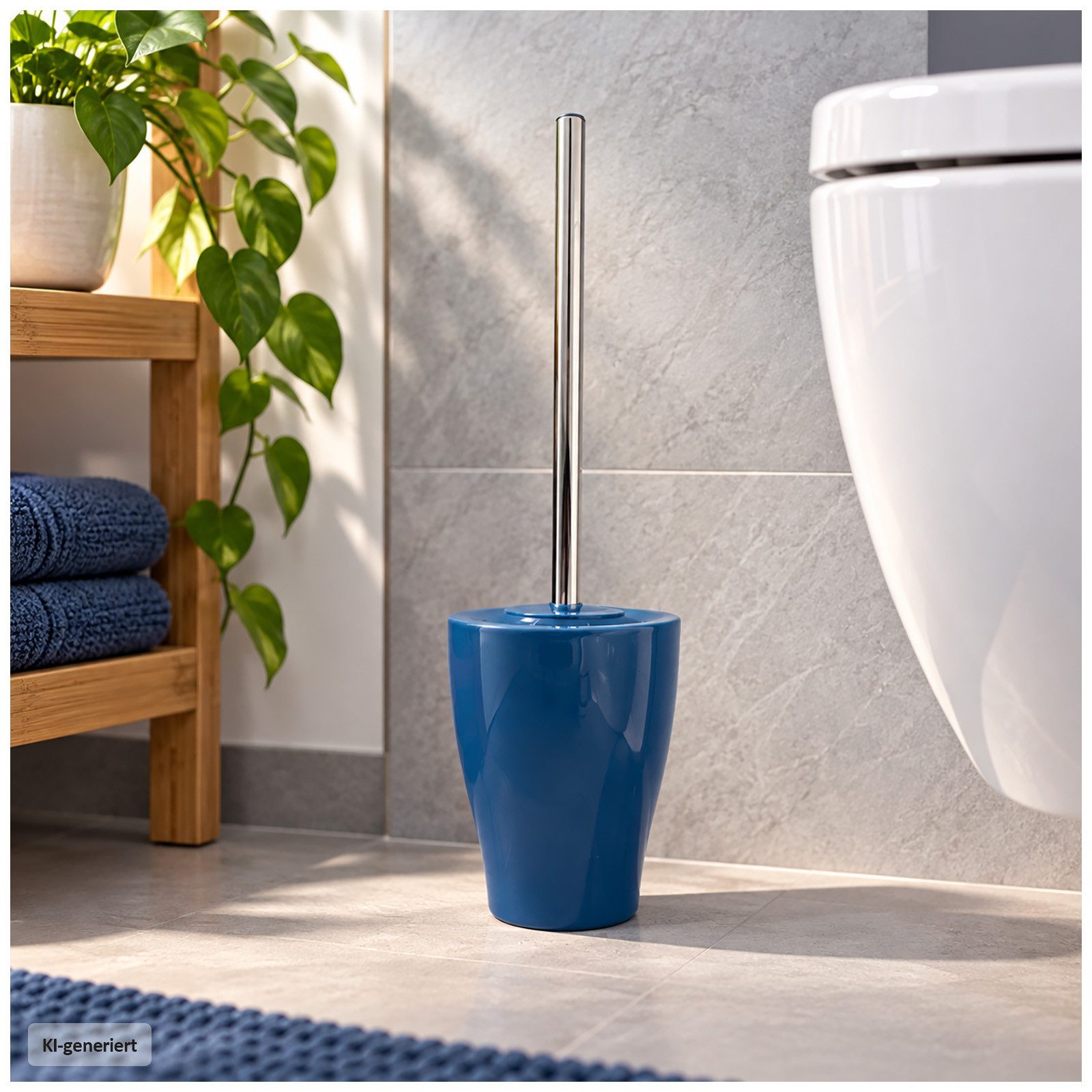 HTI-Living Toilettenpapierhalter Bürstengarnitur Silvia1 (1-St., Bürste mit Behälter), WC-Bürste Toilettenbürste