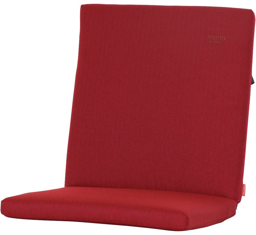 Siena Garden Sesselauflage ASTER, 100 cm, Dessin Fish Bone, 100% recyceltem Polyester, in verschiedenen Farben