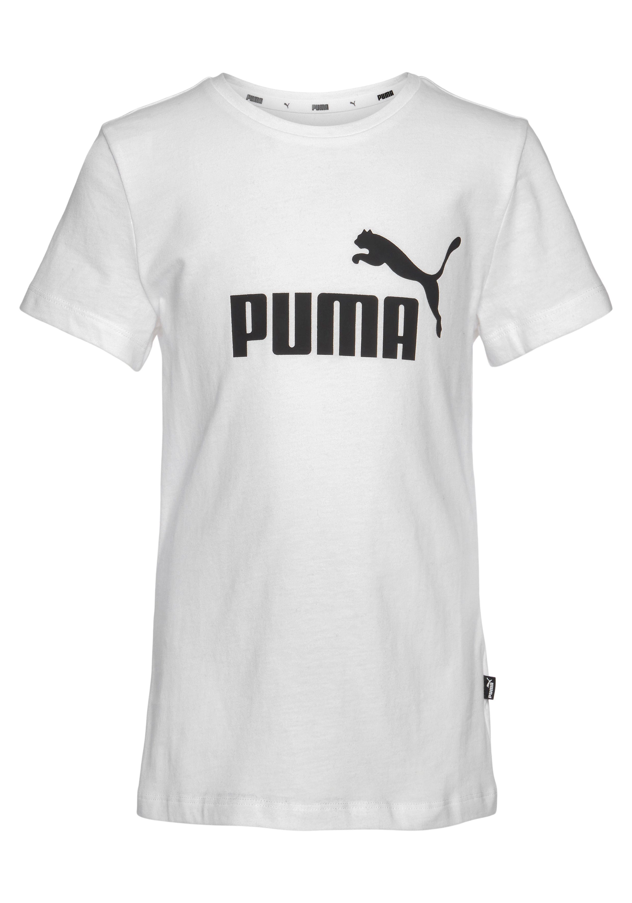White PUMA G T-Shirt ESS TEE Puma LOGO