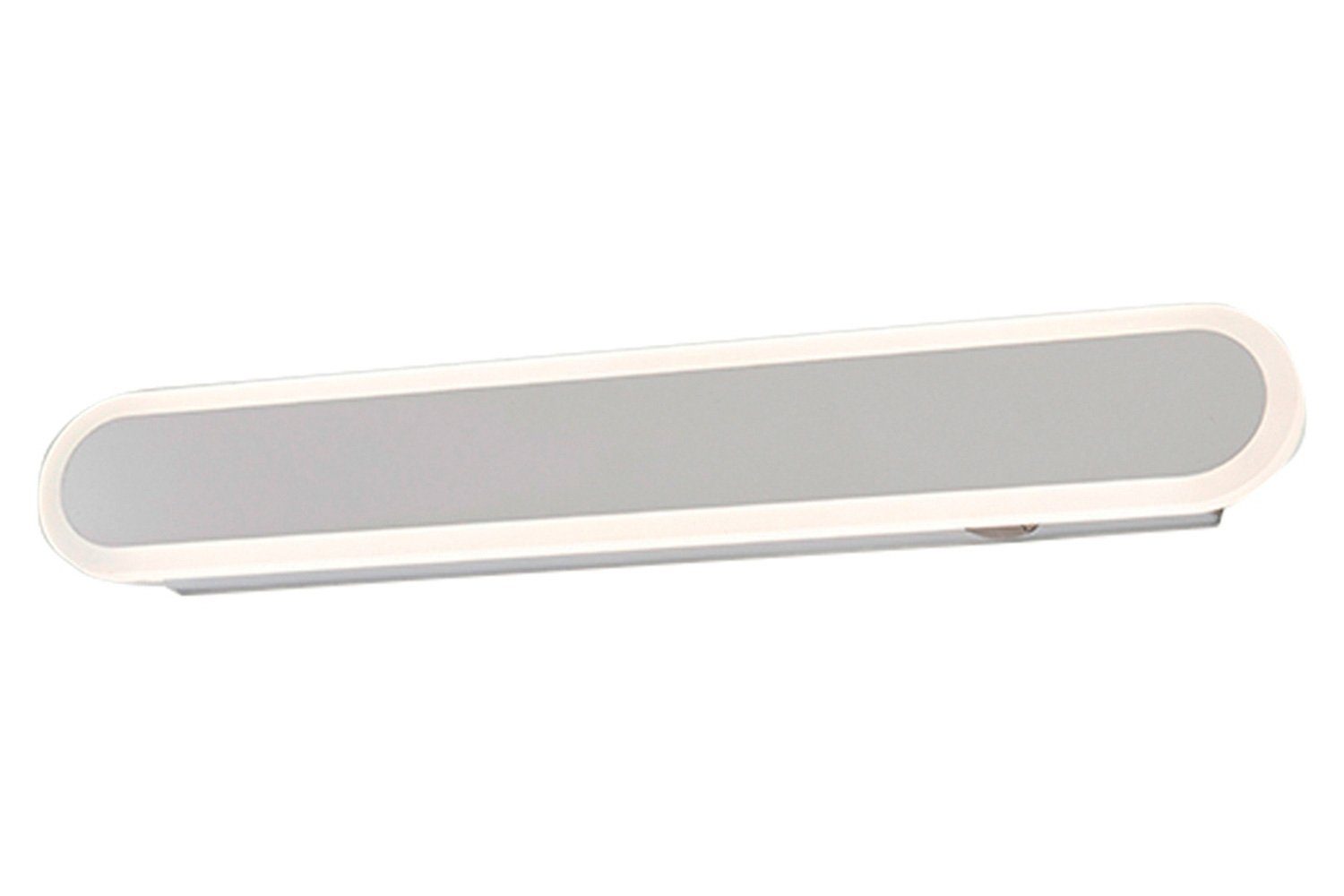 FISCHER & HONSEL LED Wandleuchte STRETTO, 1-flammig, Grau, Weiß, Acryl, Metall, Dimmfunktion, LED fest integriert, Extra-Warmweiß, B 39 x H 6 x T 5 cm