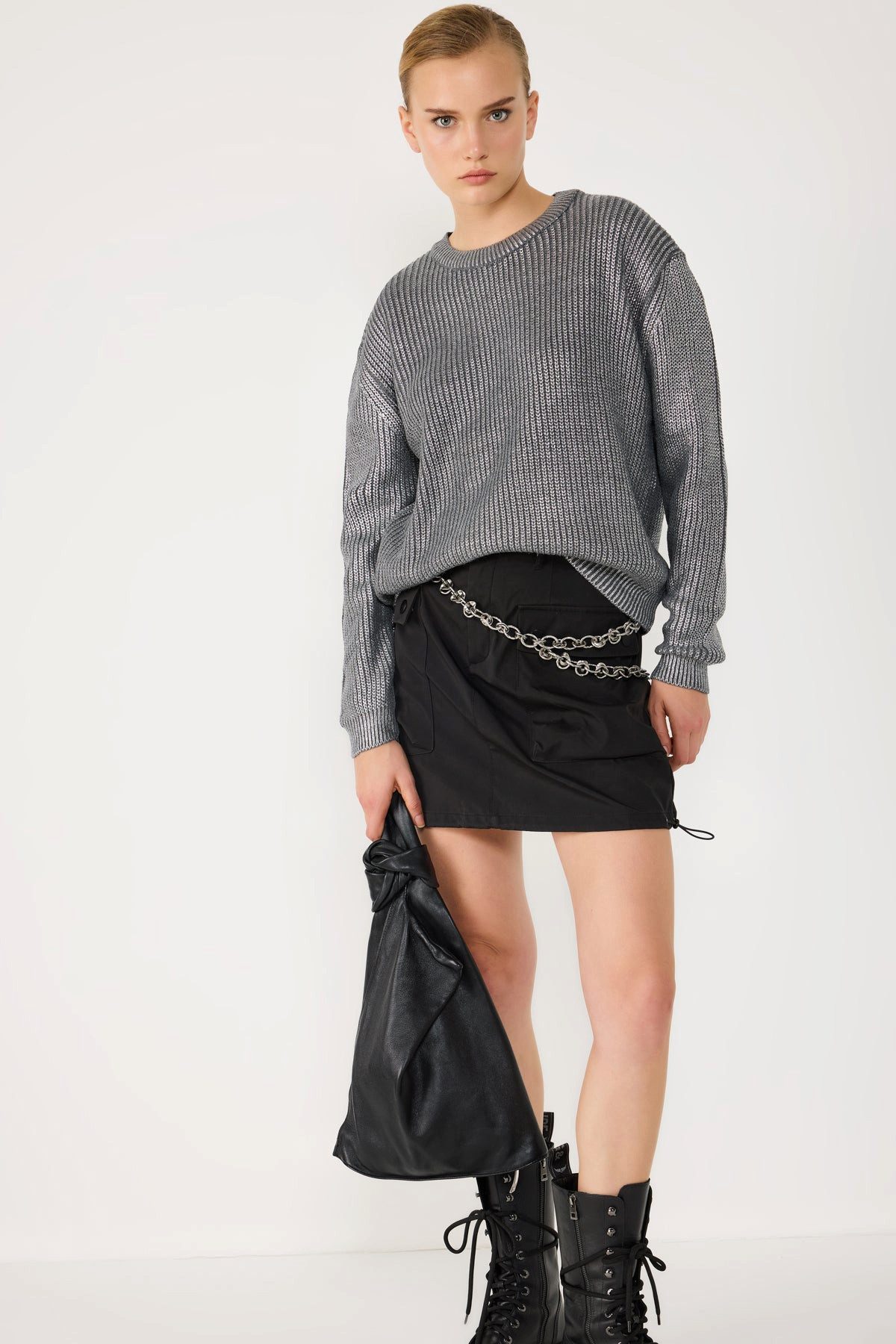 No Matter What Sweater Strickpullover in lockerer Passform