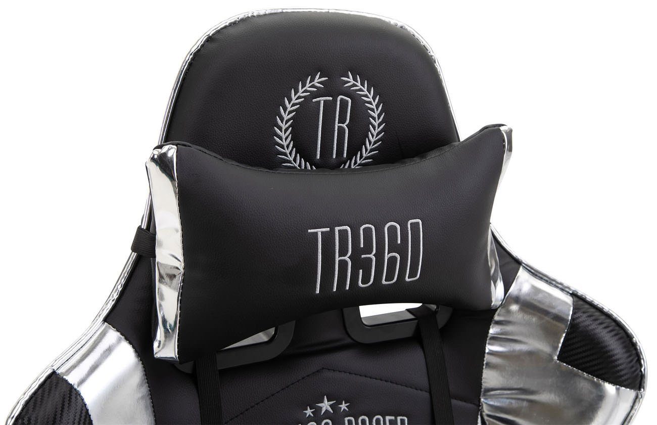 drehbar Turbo mit Chair und Höhenverstellbar Fußablage, Gaming CLP