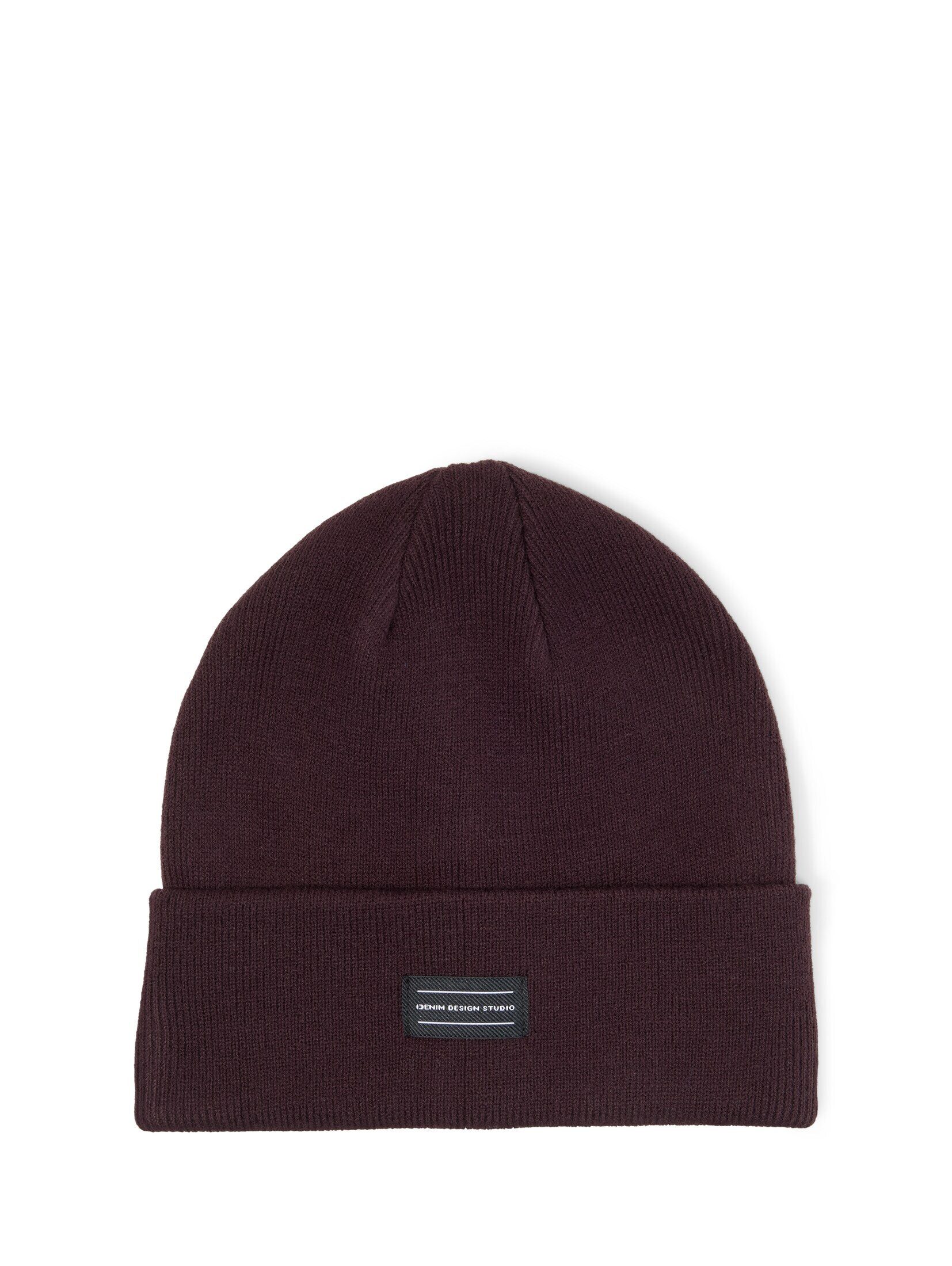TOM TAILOR Denim Beanie Accessoire Beanie Mütze mit Logo-Badge