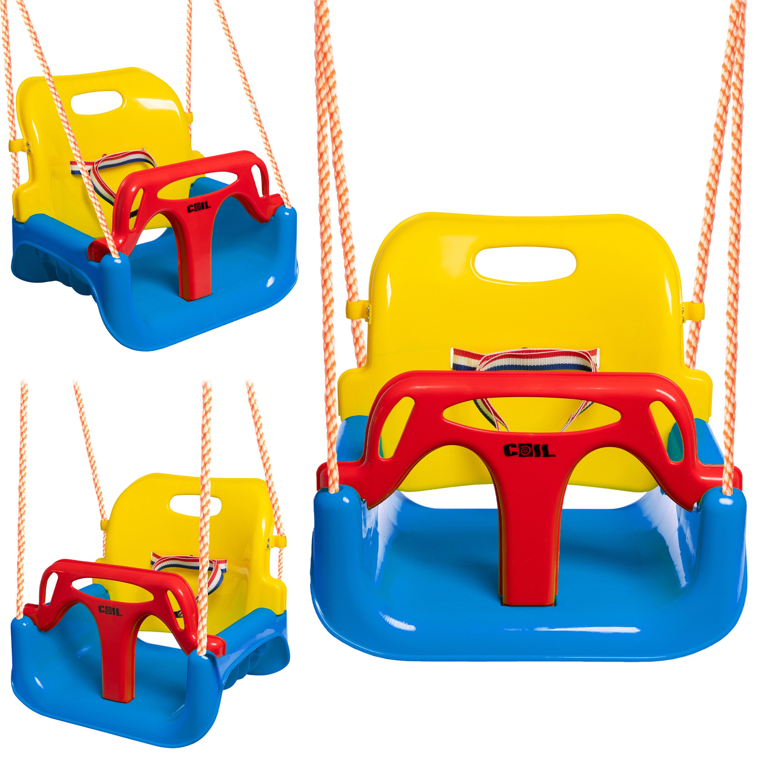 COIL Babyschaukel Schaukel 3in1, Gartenschaukel,Rückenlehne und günstig online kaufen