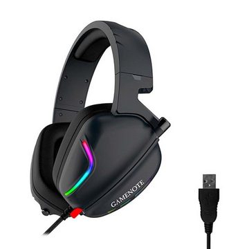 Havit Gaming Kopfhörer USB 7.1 RGB-Beleuchtung mit Mikrofon Schwarz Gaming-Headset