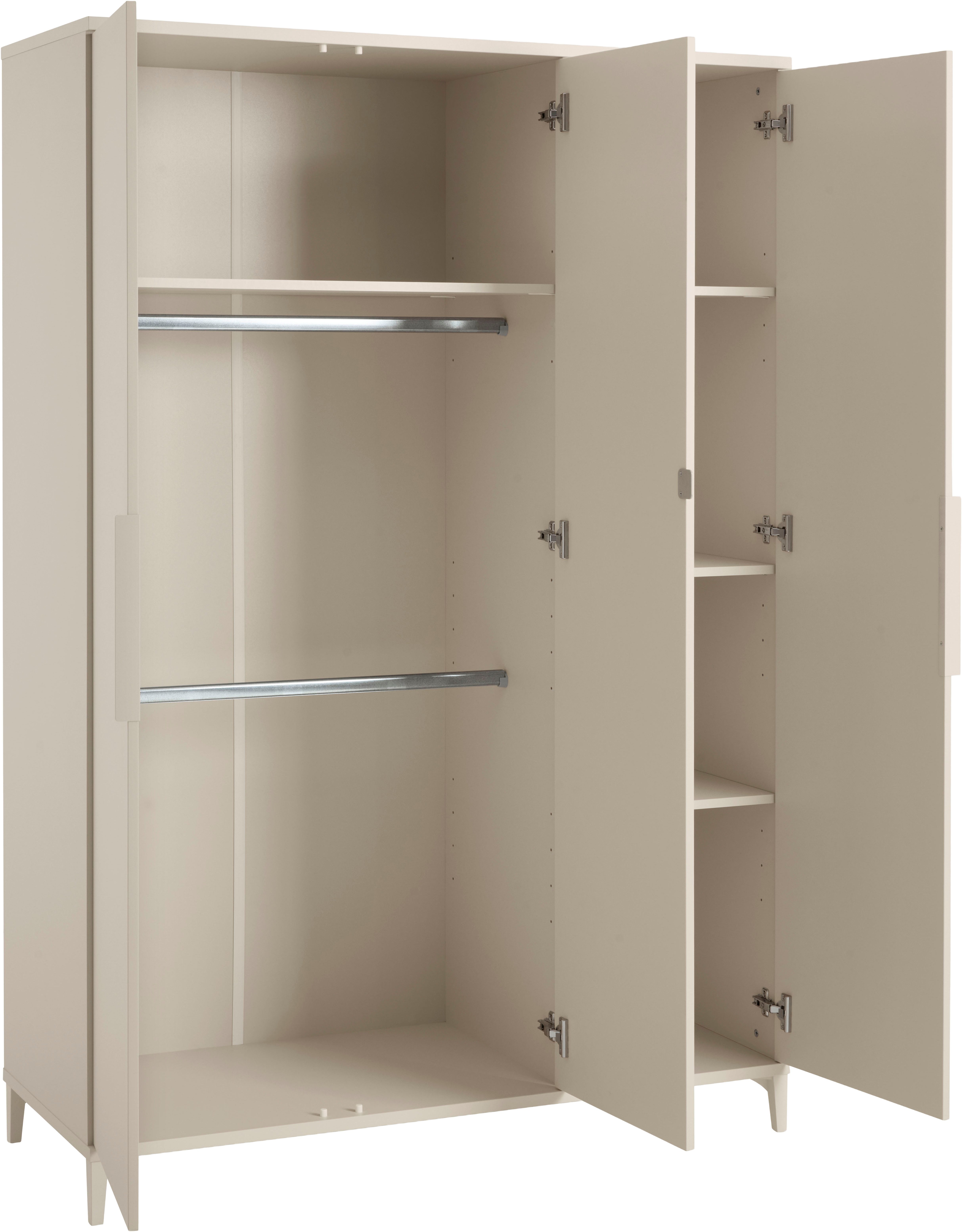 YUNY by PAIDI Babymöbel-Set SISTER LOU, 3-teiliges Babyzimmer in Beige, modernes Komplettset, (Spar-Set, 3-tlg., 70x140cm Babybett, Kleiderschrank 3-türig, Wick – Bild 4 von 5